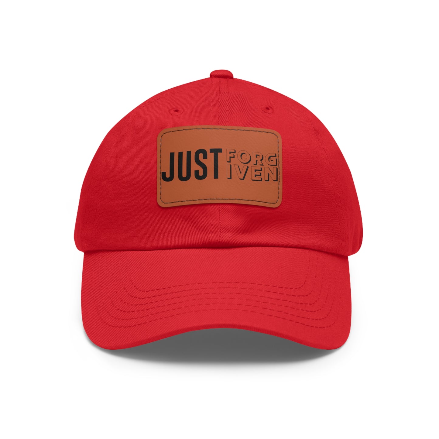 JUST FORGIVEN - LEATHER PATCH CAP