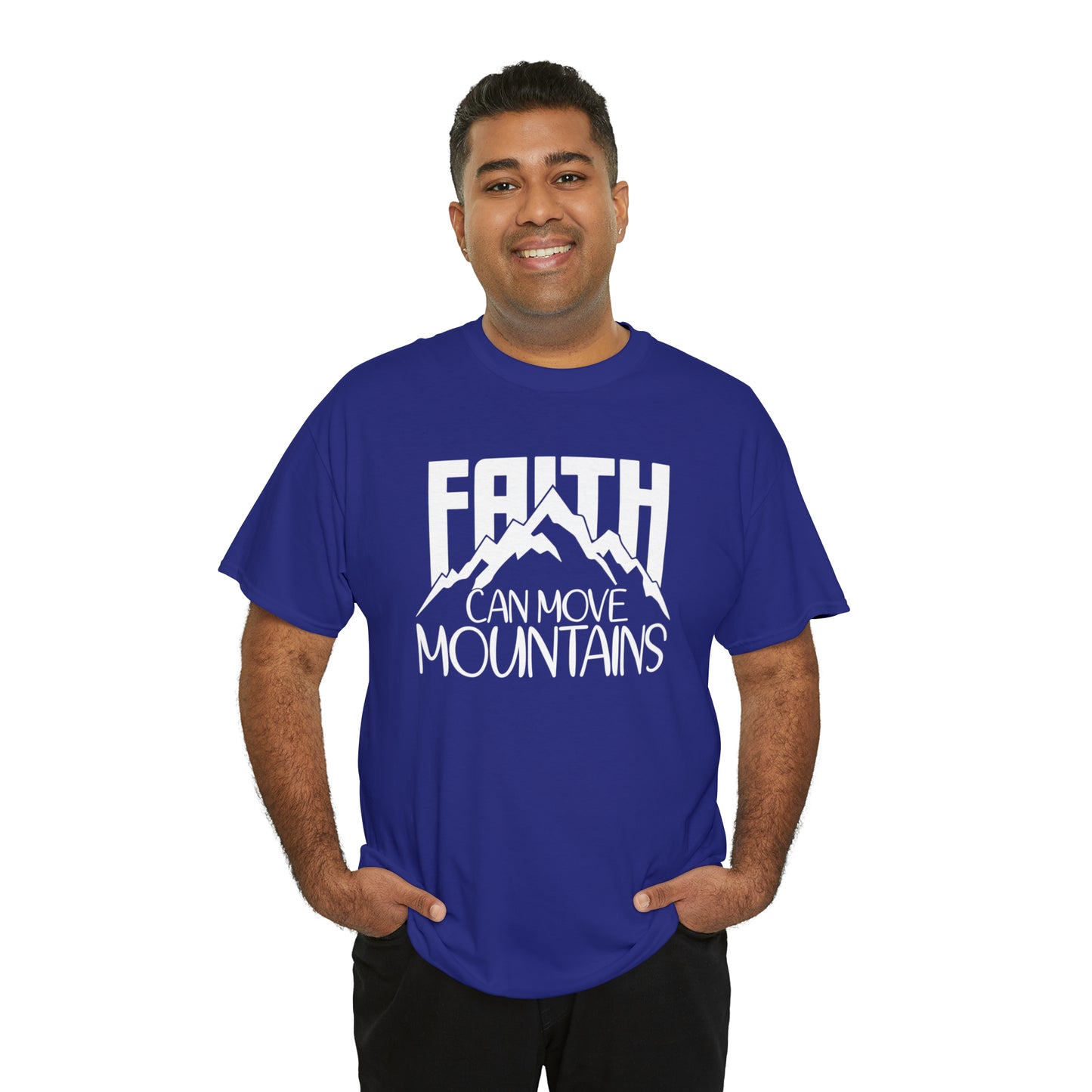 FAITH CAN MOVE MOUNTAINS - DRK TEE