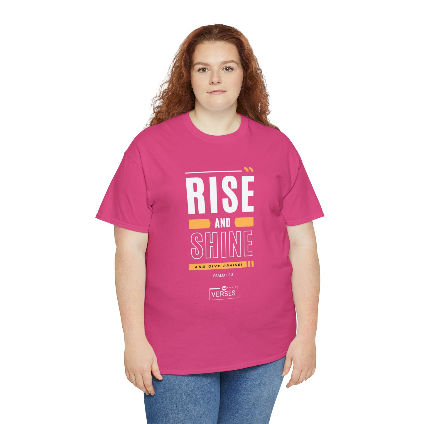 RISE AND SHINE AND GIVE PRAISE - DRK TEE