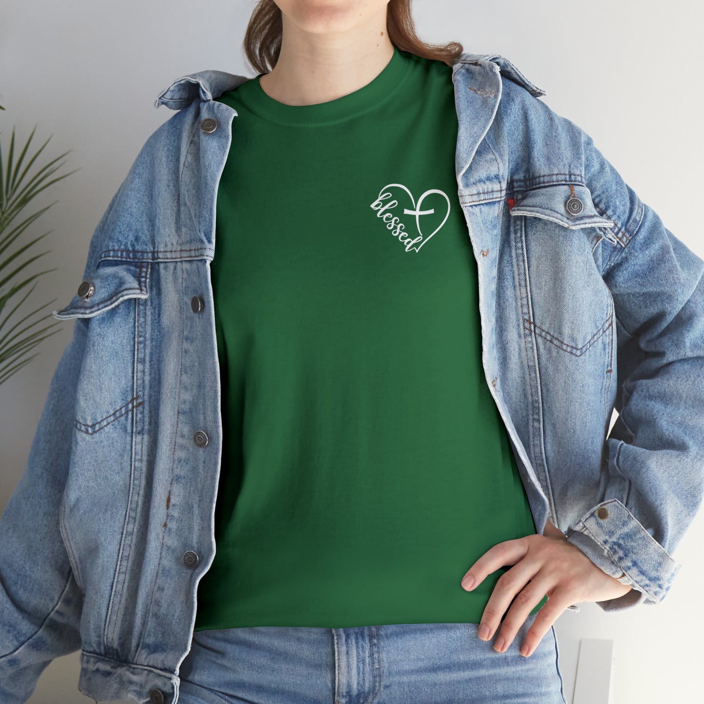 BLESSED HEART - DRK TEE