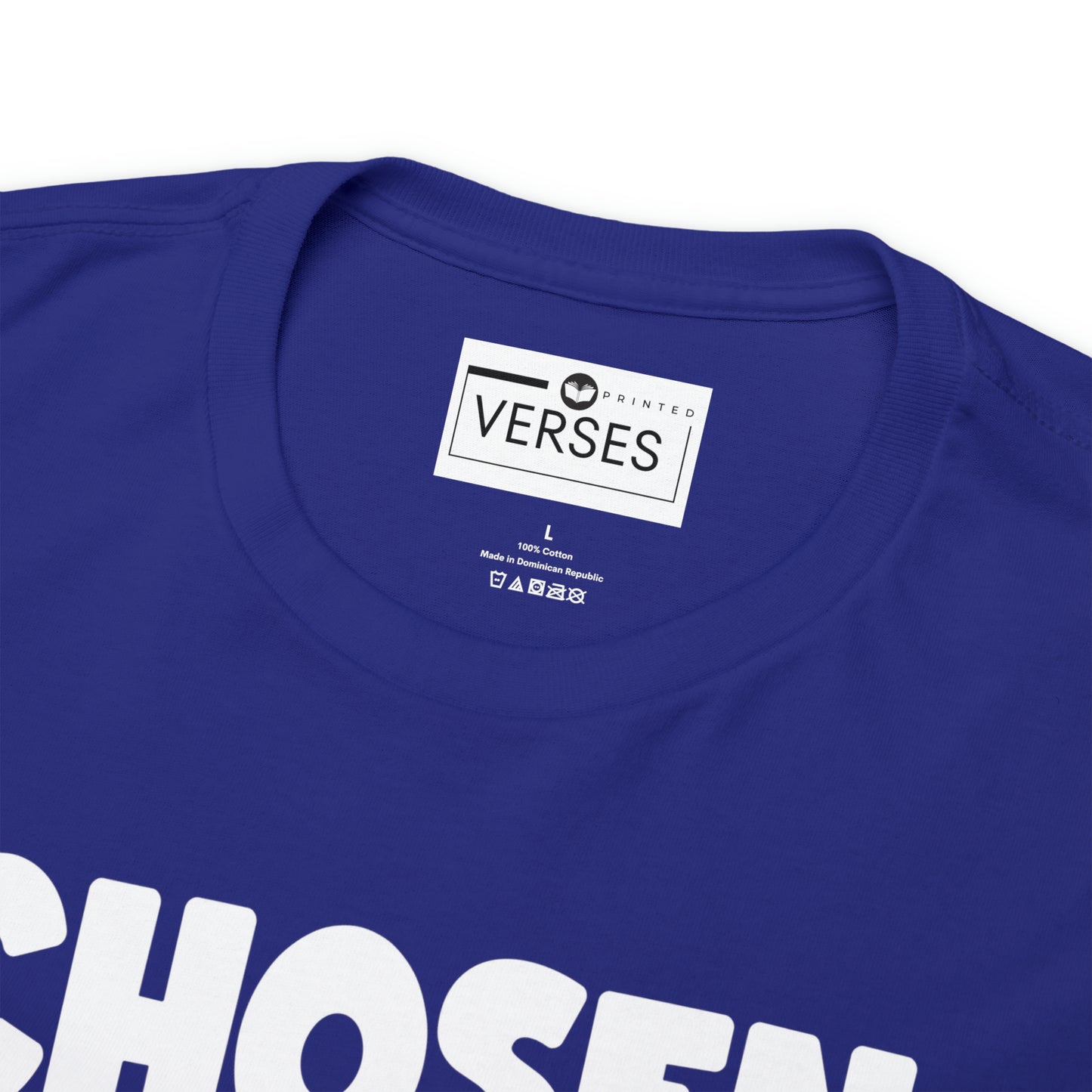 CHOSEN BLESSED FORGIVEN REDEEMED - DRK TEE