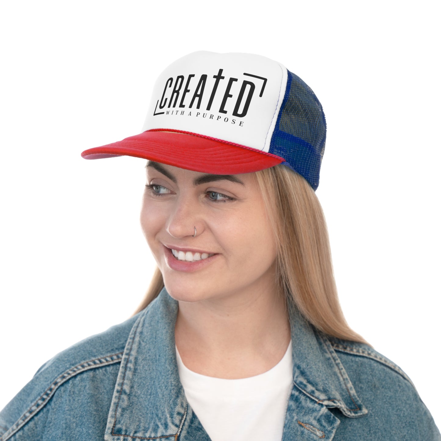 CREATED WITH PURPOSE TRUCKER CAPS