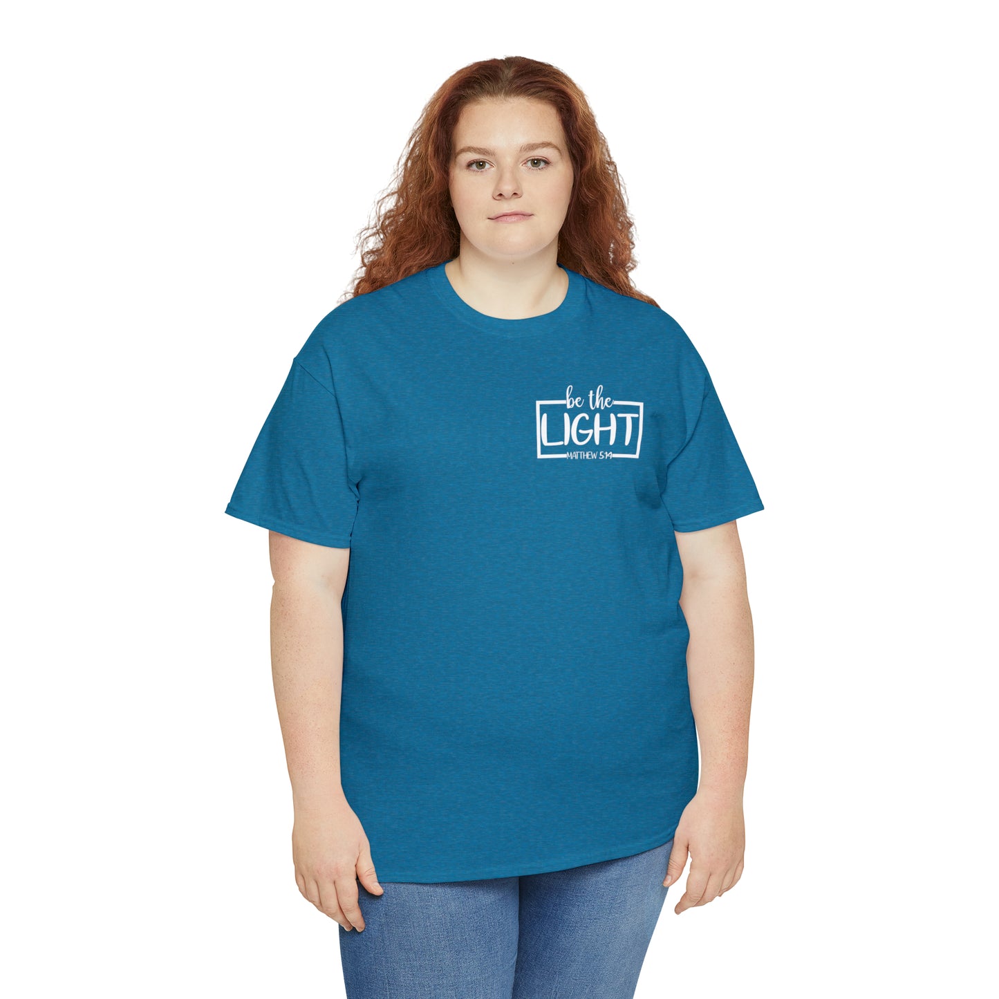 BE THE LIGHT BADGE - DRK TEE