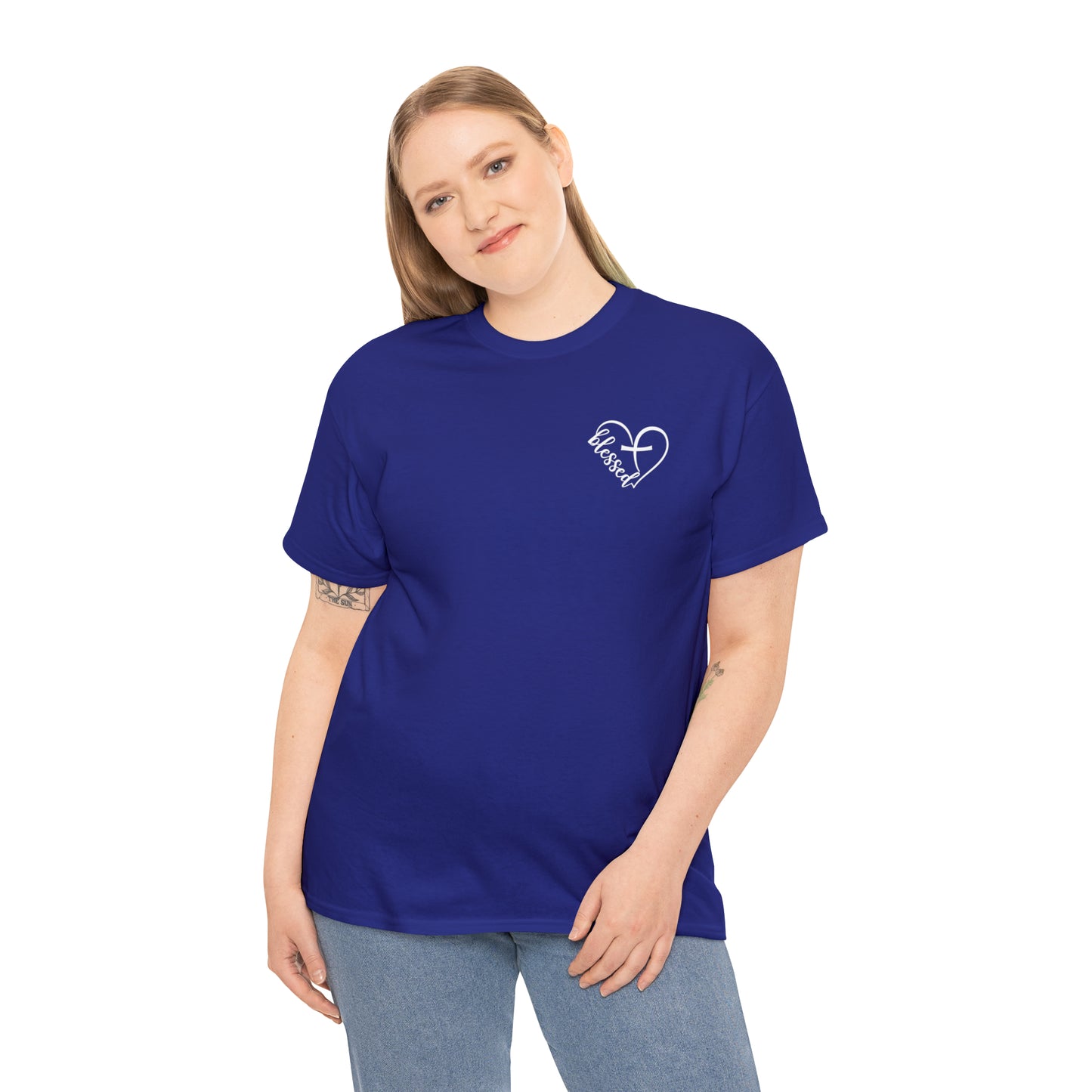 BLESSED HEART - DRK TEE