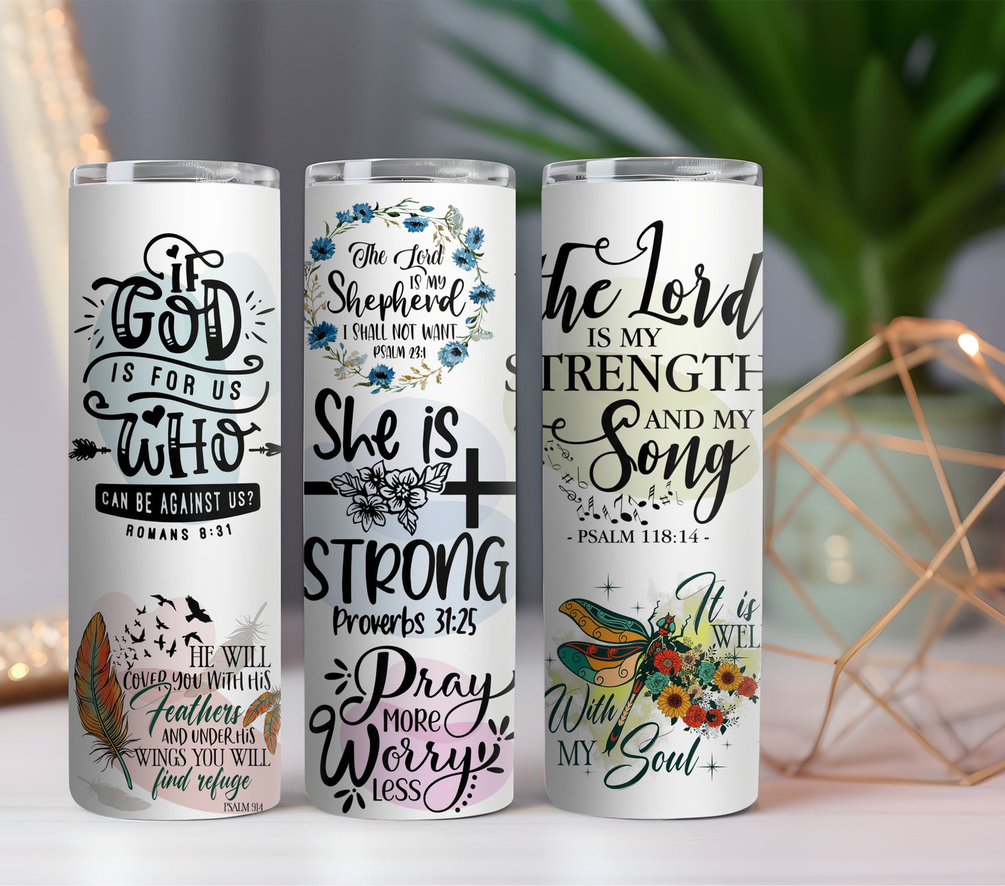 INSPIRED BY FAITH - VERSES TUMBLER
