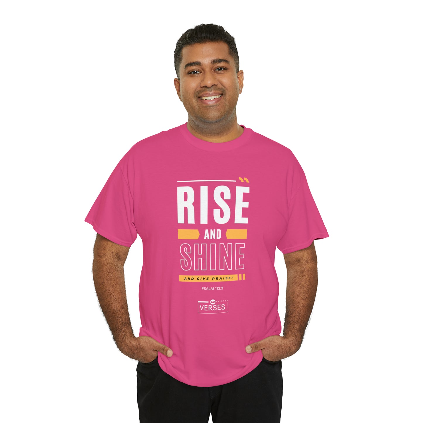RISE AND SHINE AND GIVE PRAISE - DRK TEE