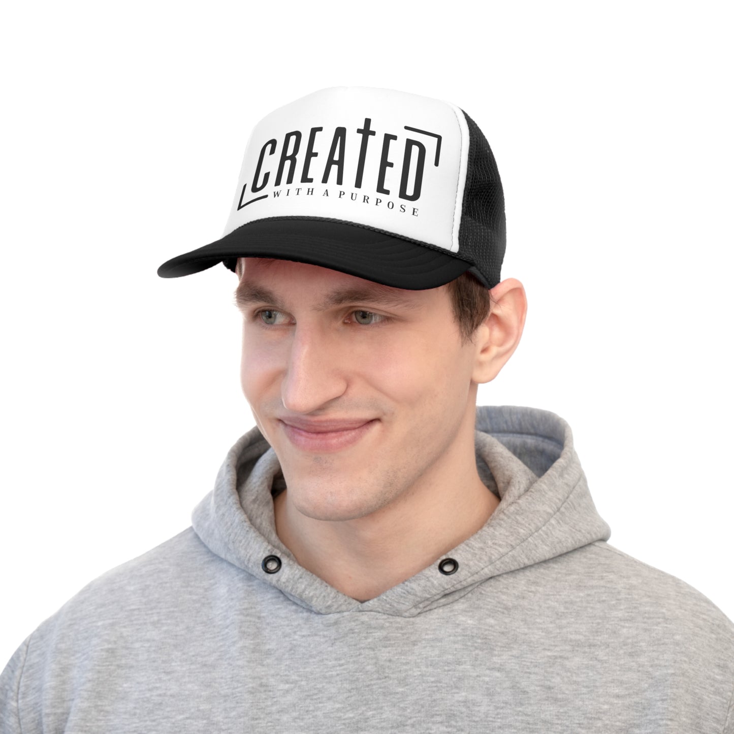 CREATED WITH PURPOSE TRUCKER CAPS