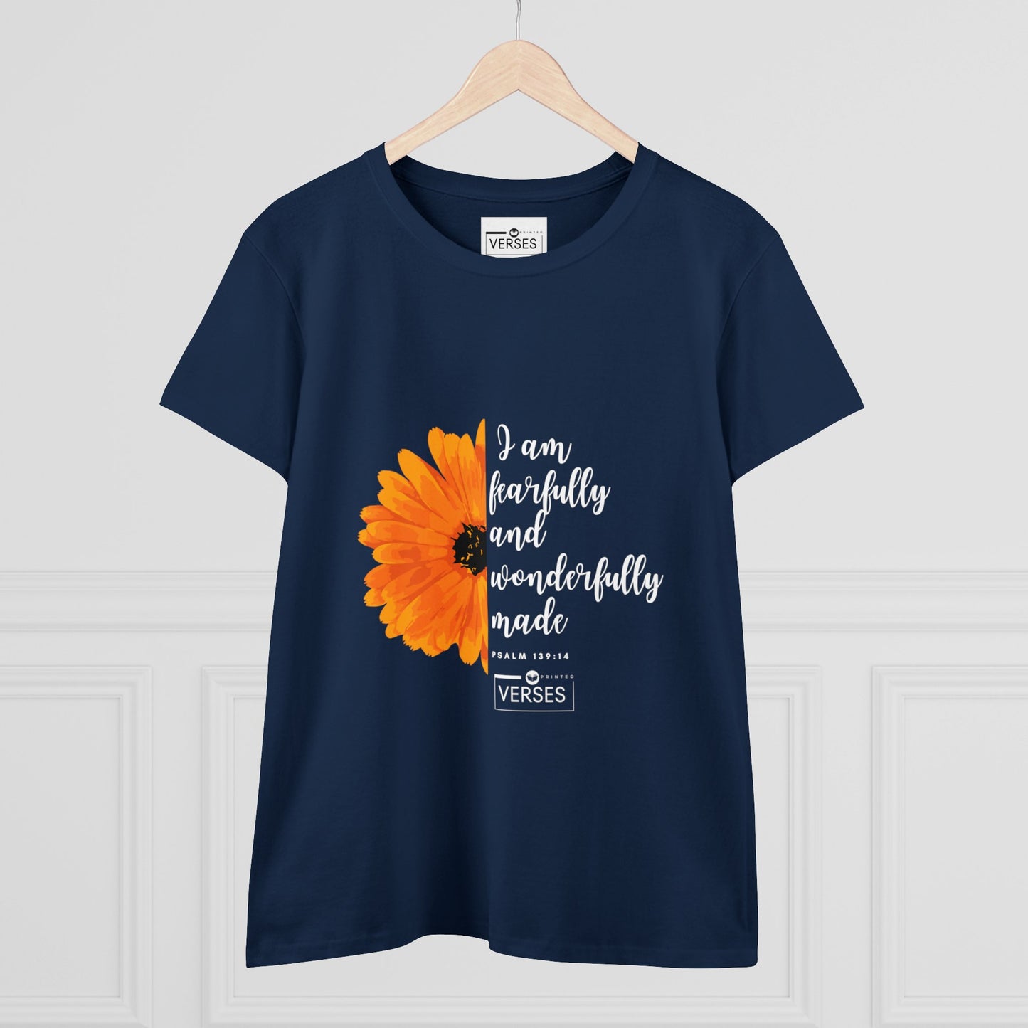 I AM FEARFULLY AND WONDERFULLY MADE - LADIES DRK TEE