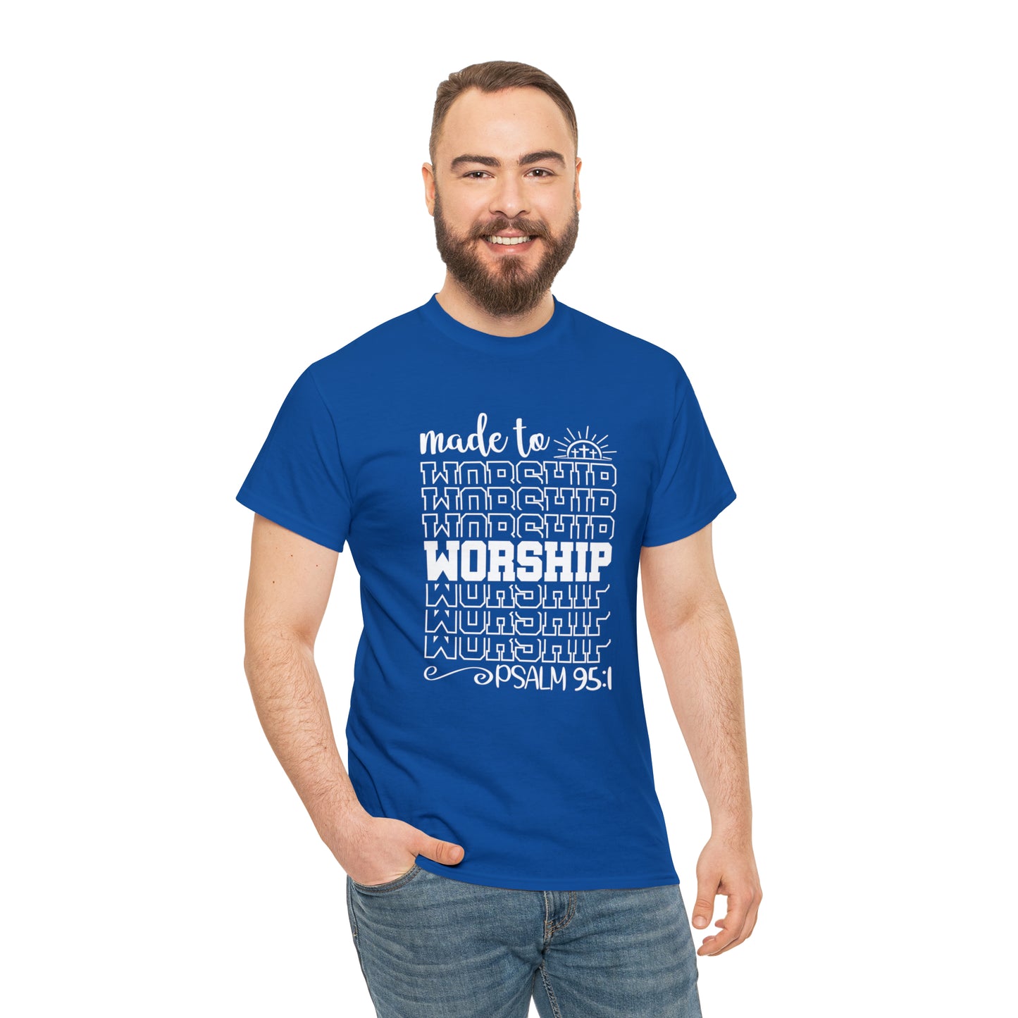 MADE TO WORSHIP - DRK TEE