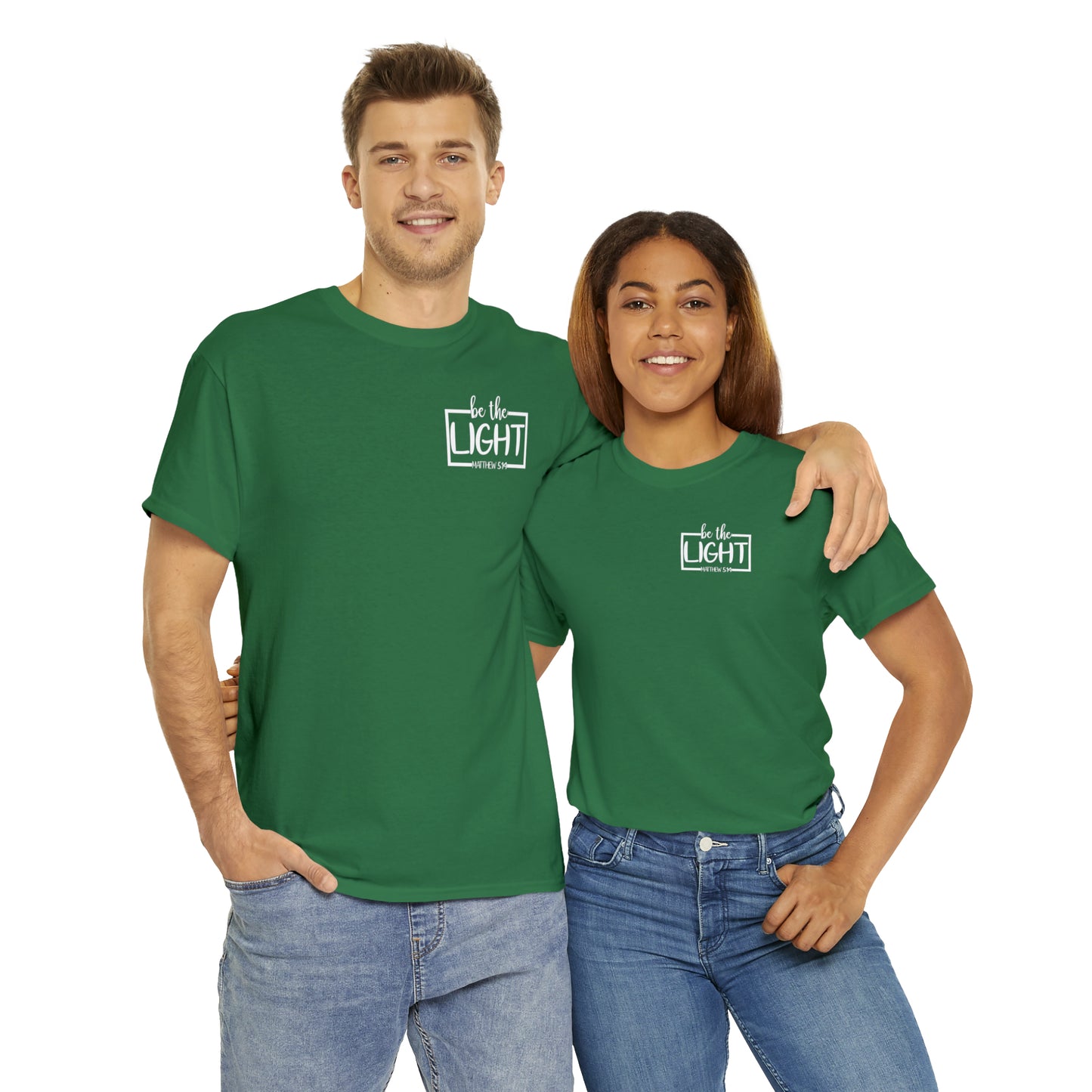 BE THE LIGHT BADGE - DRK TEE