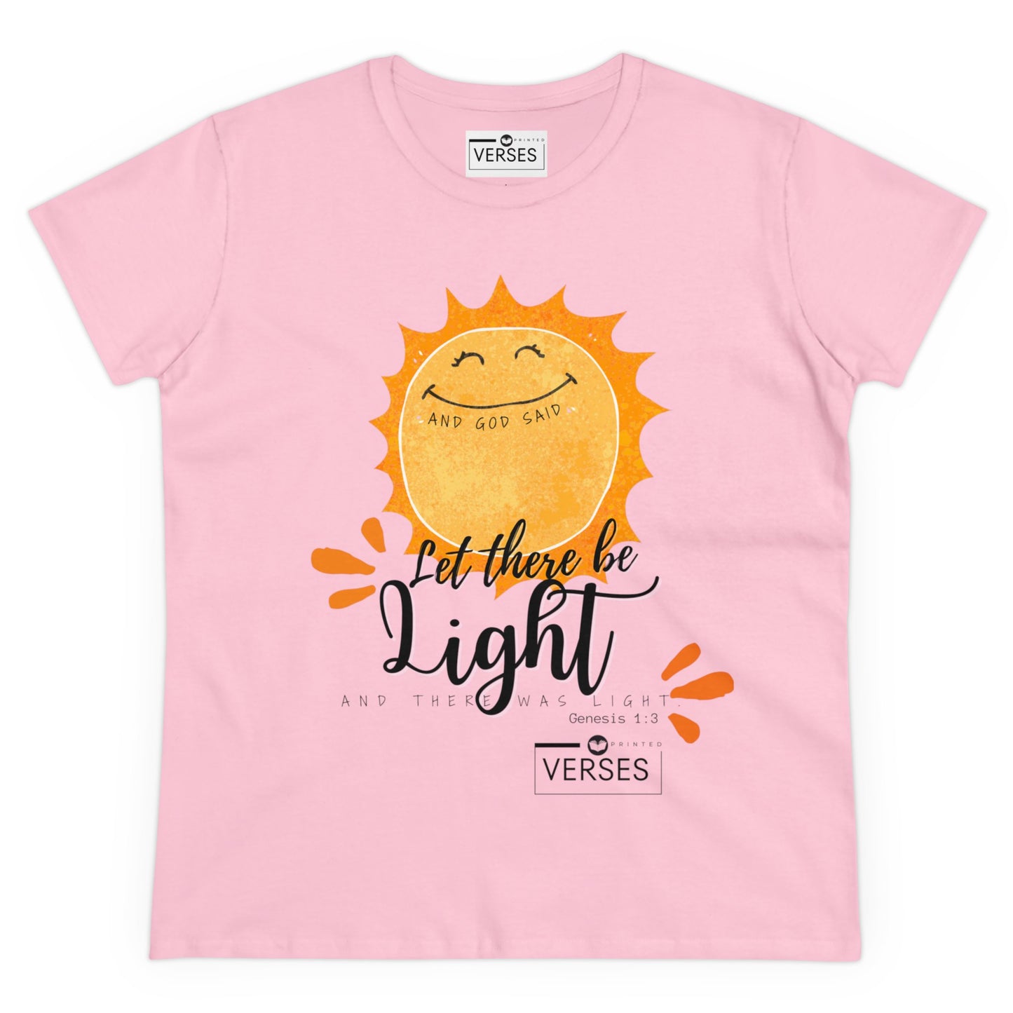 LET THERE BE LIGHT - LADIES COTTON TEE