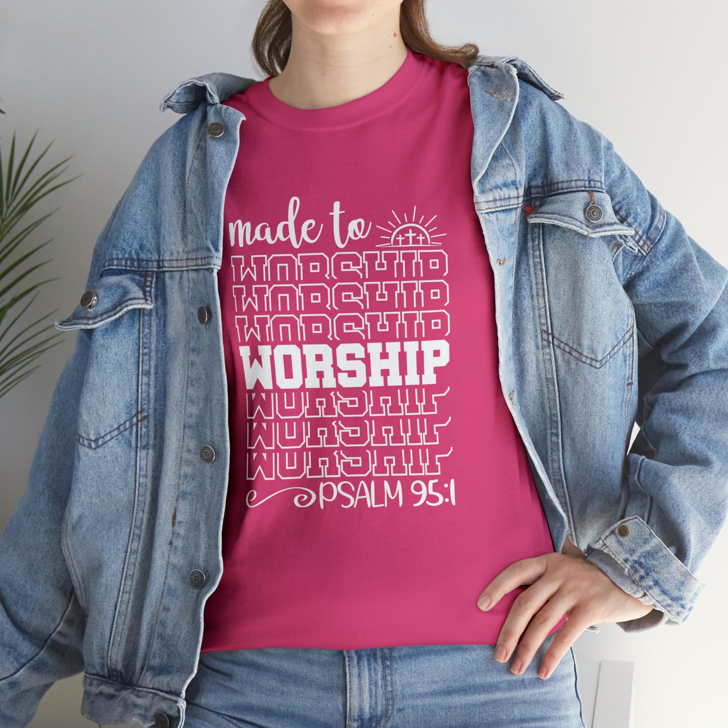 MADE TO WORSHIP - DRK TEE