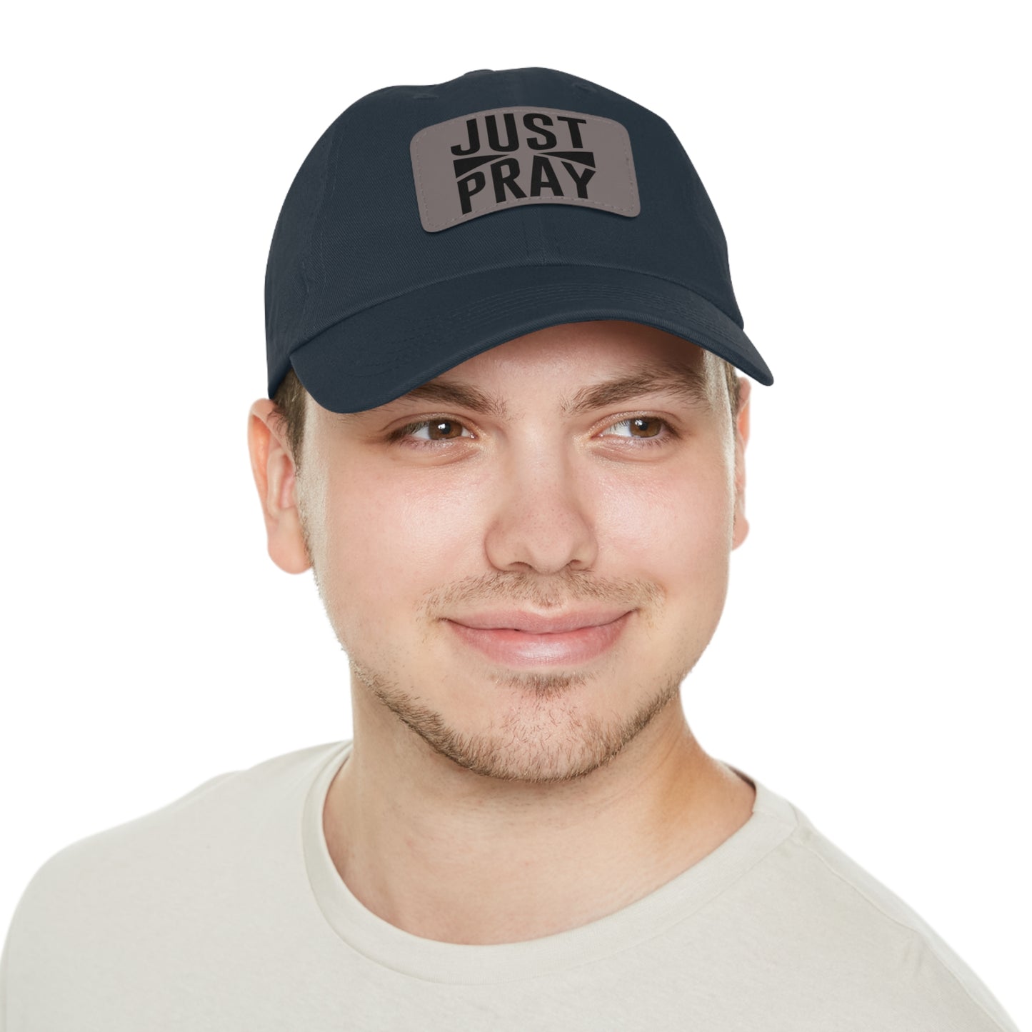 JUST PRAY - LEATHER PATCH CAP