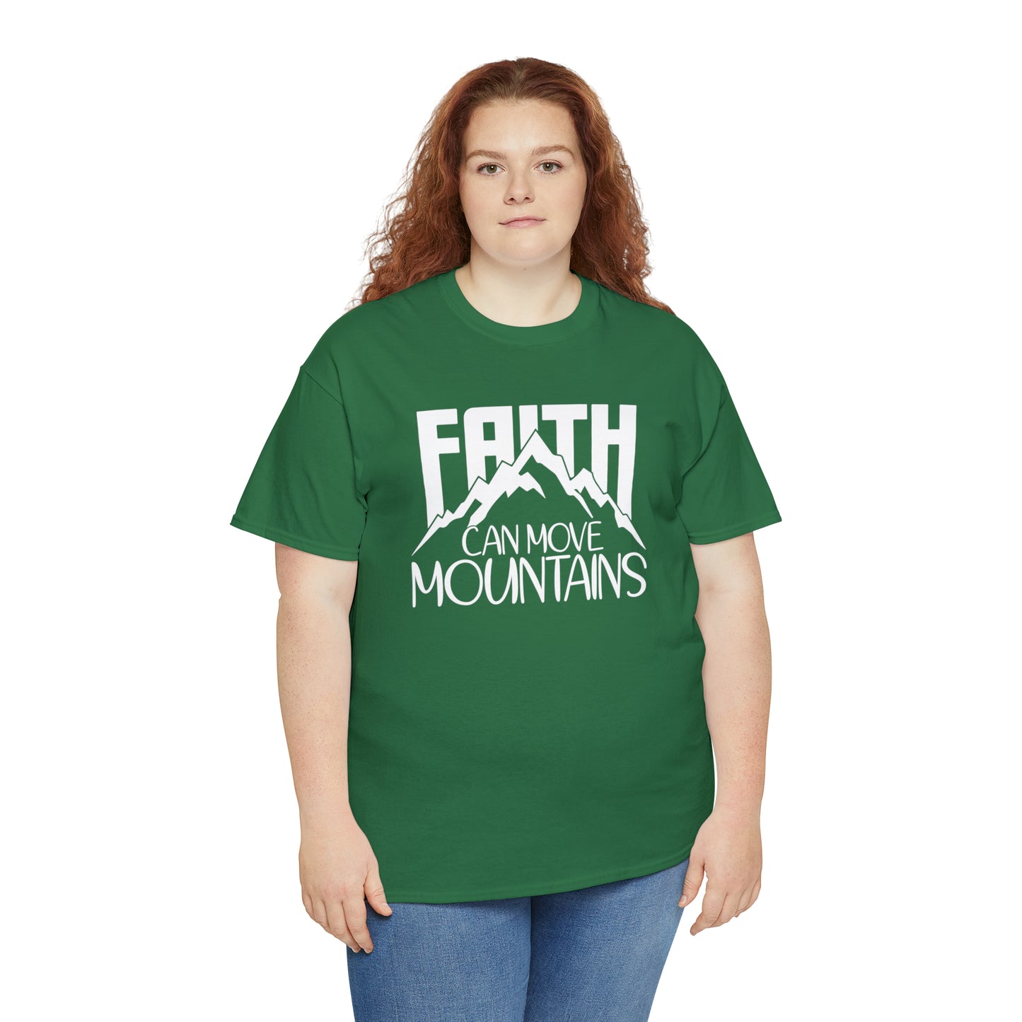 FAITH CAN MOVE MOUNTAINS - DRK TEE