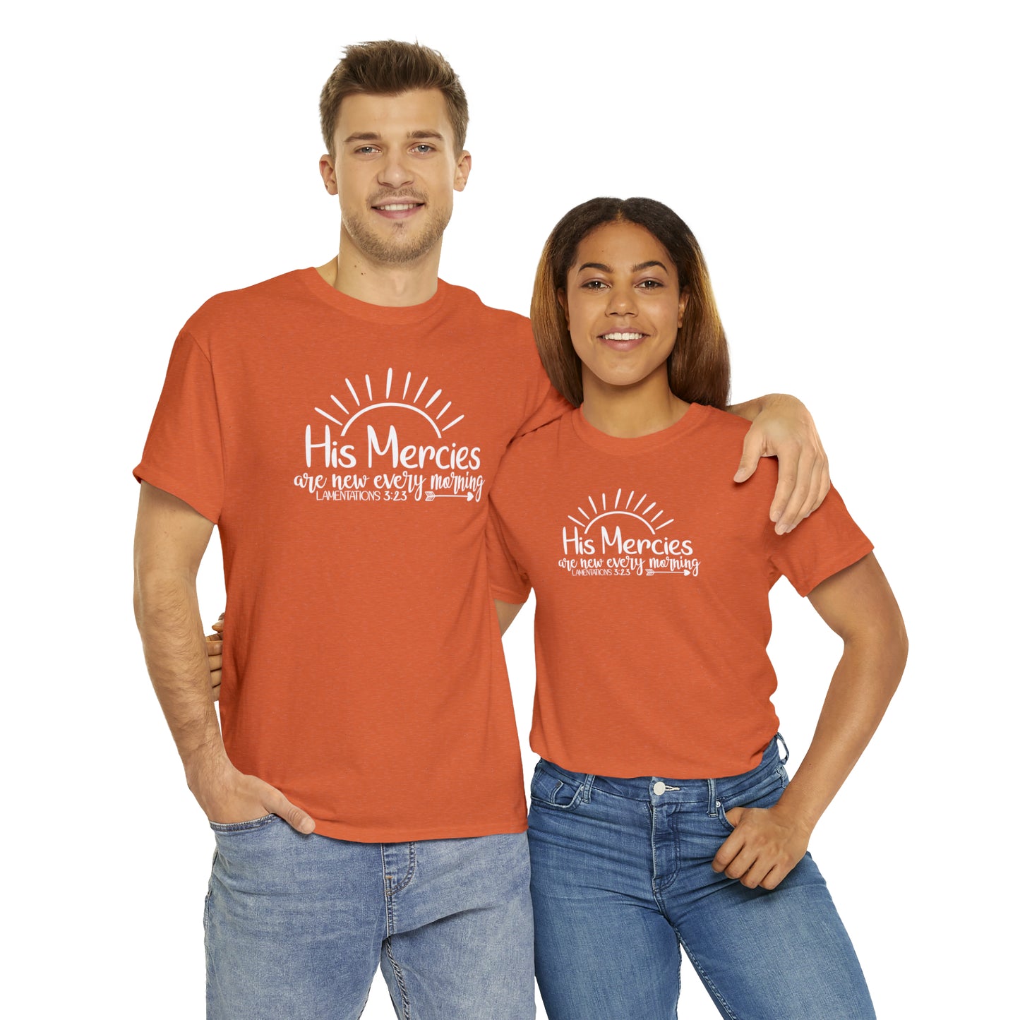 HIS MERCIES ARE NEW EVERY MORNING - DRK TEE