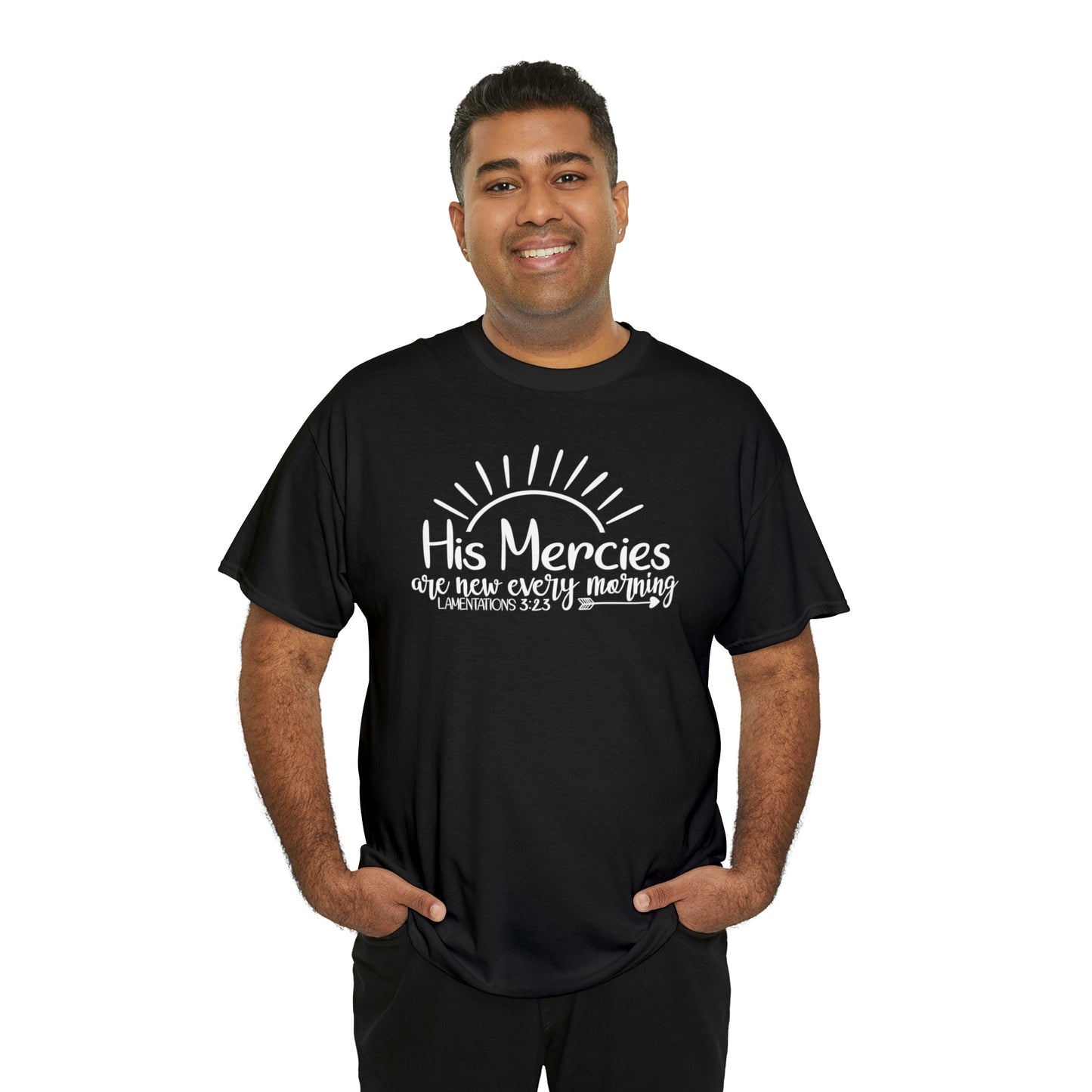 HIS MERCIES ARE NEW EVERY MORNING - DRK TEE