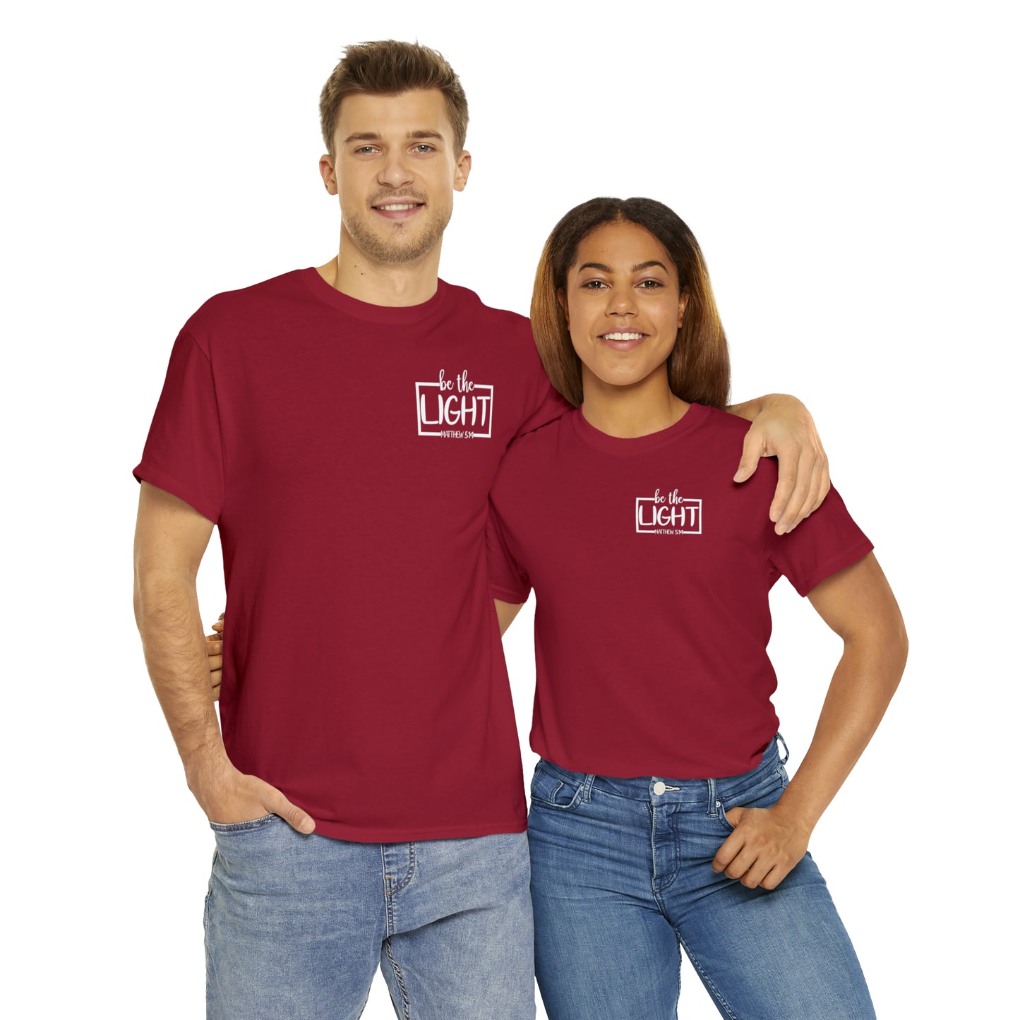 BE THE LIGHT BADGE - DRK TEE