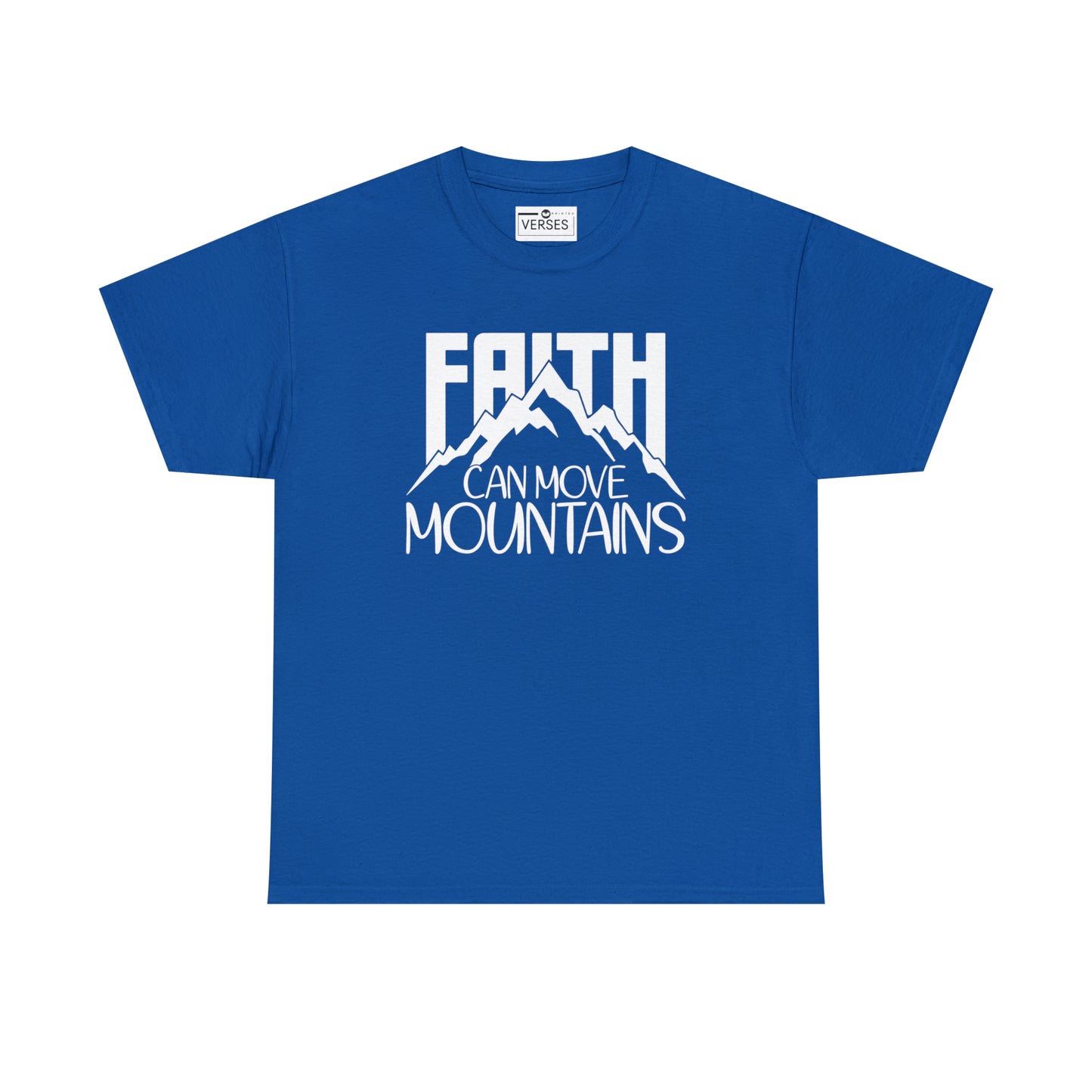 FAITH CAN MOVE MOUNTAINS - DRK TEE