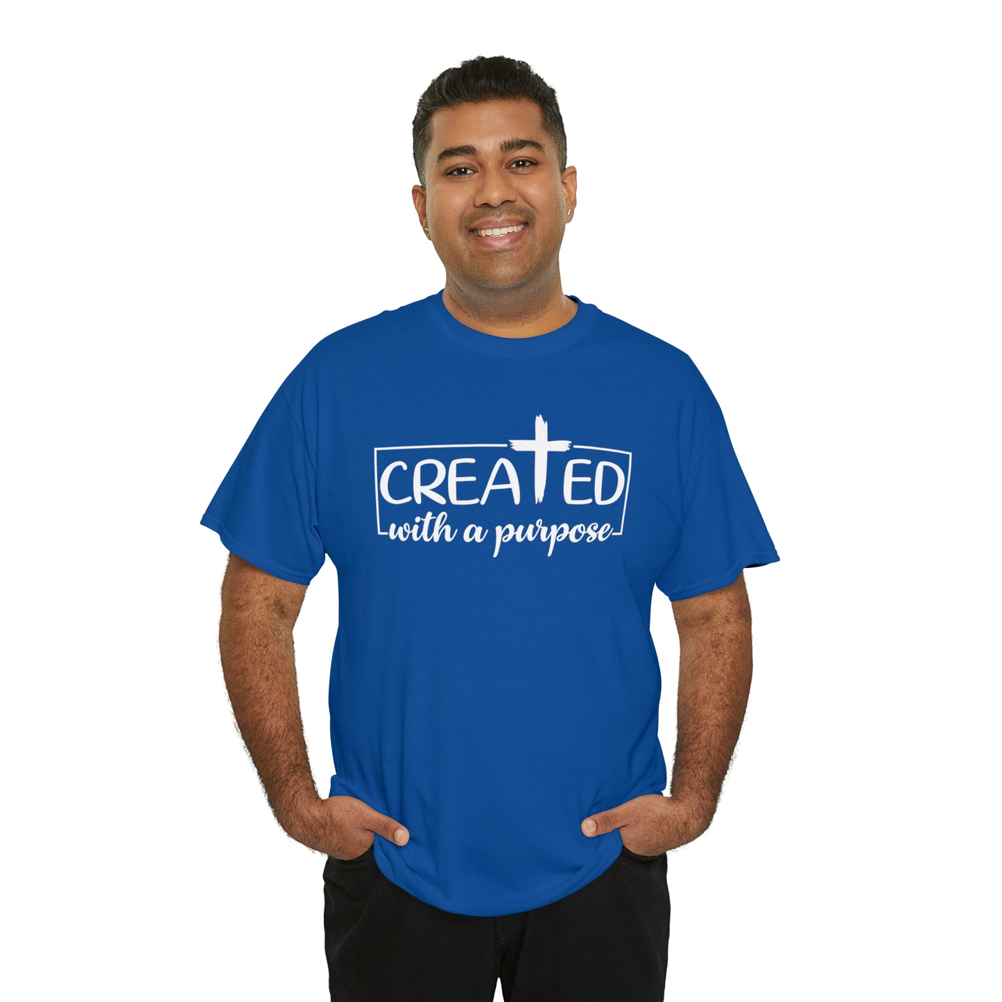 CREATED WITH PURPOSE - DRK TEE