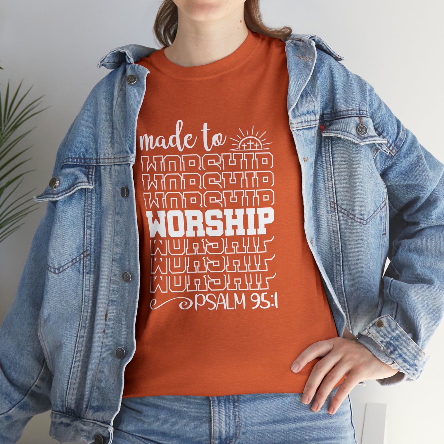 MADE TO WORSHIP - DRK TEE