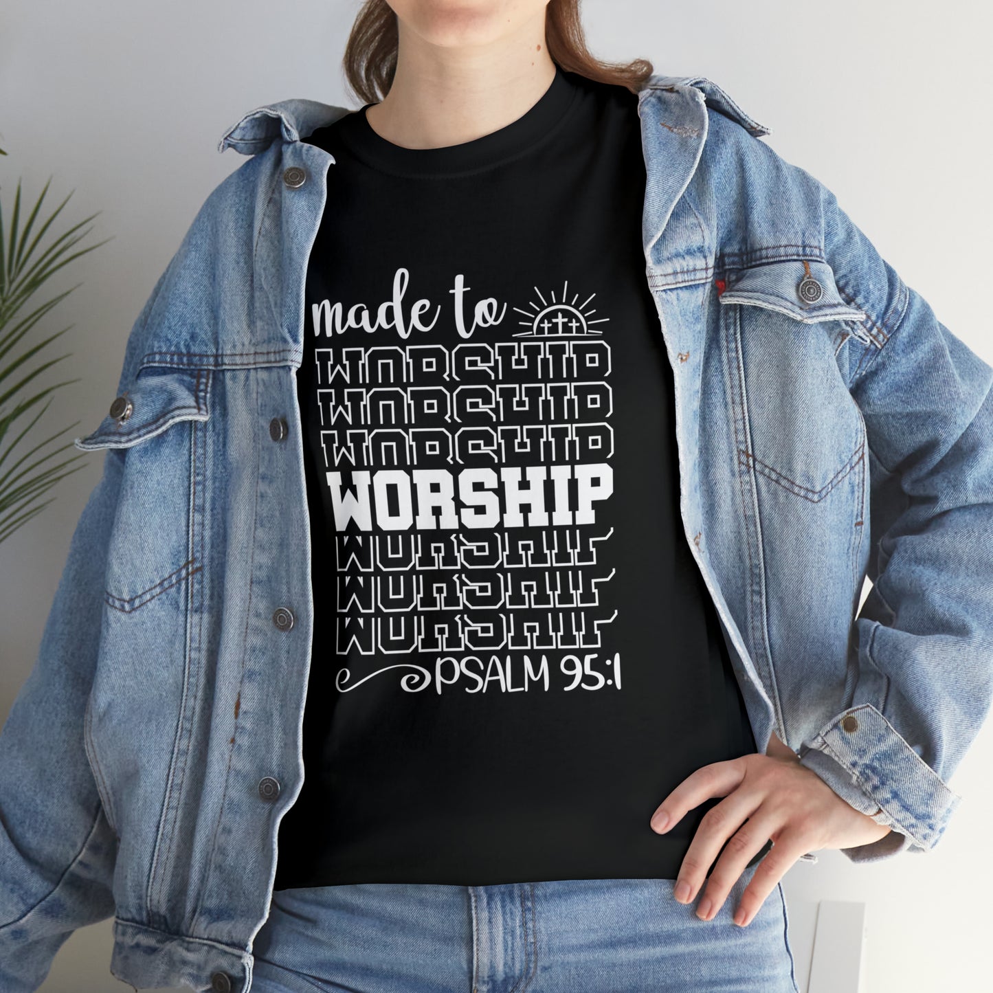 MADE TO WORSHIP - DRK TEE