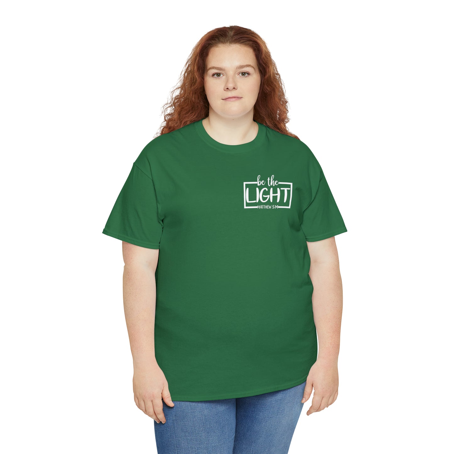 BE THE LIGHT BADGE - DRK TEE