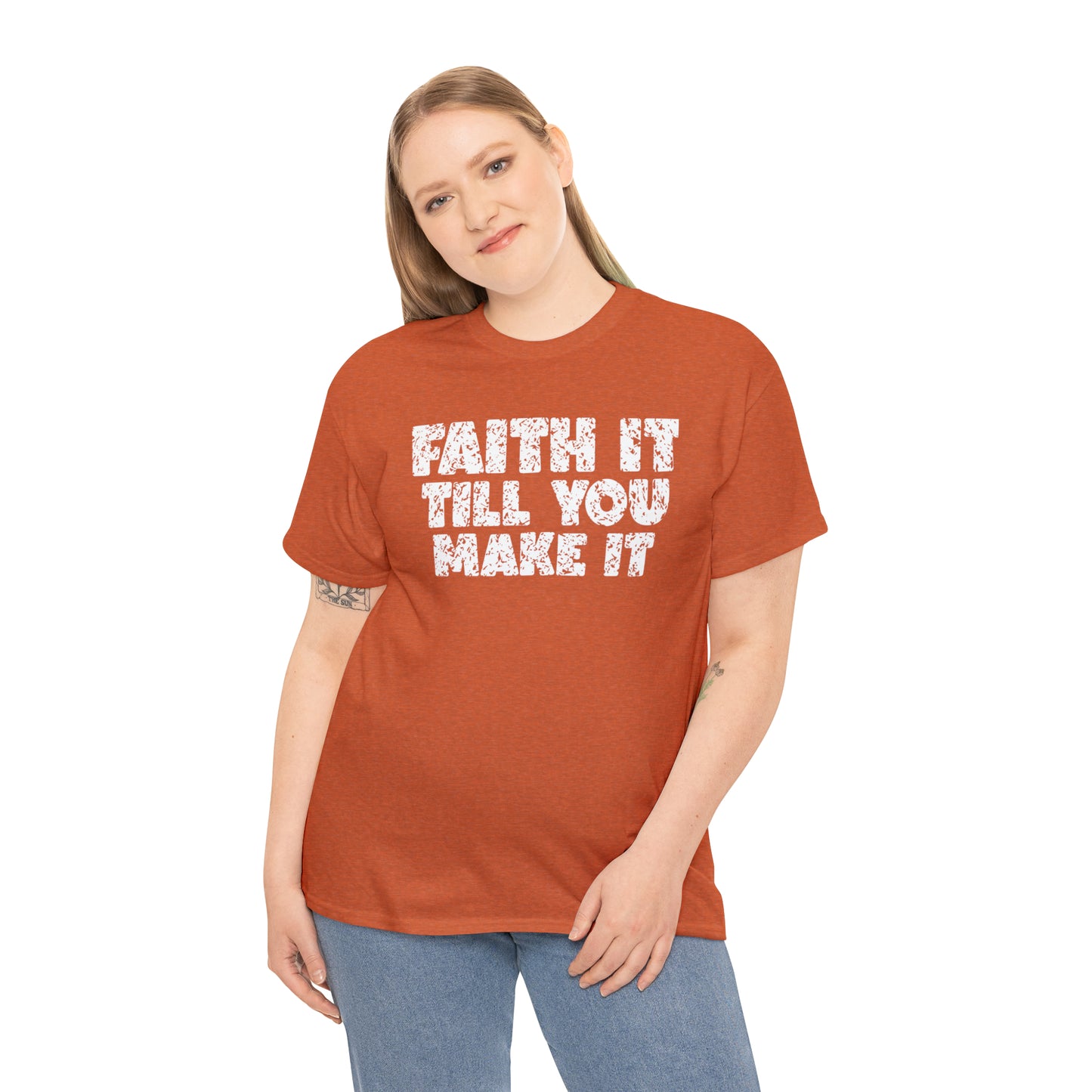 FAITH IT TILL YOU MAKE IT - DRK TEE