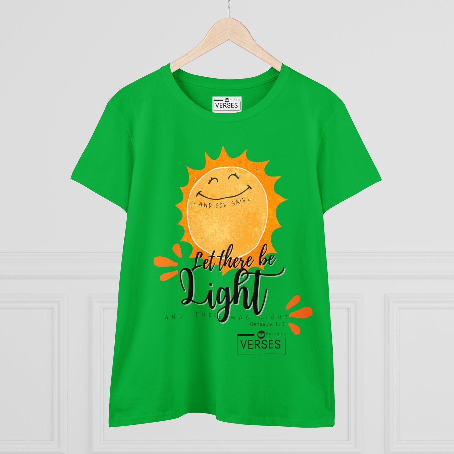 LET THERE BE LIGHT - LADIES COTTON TEE