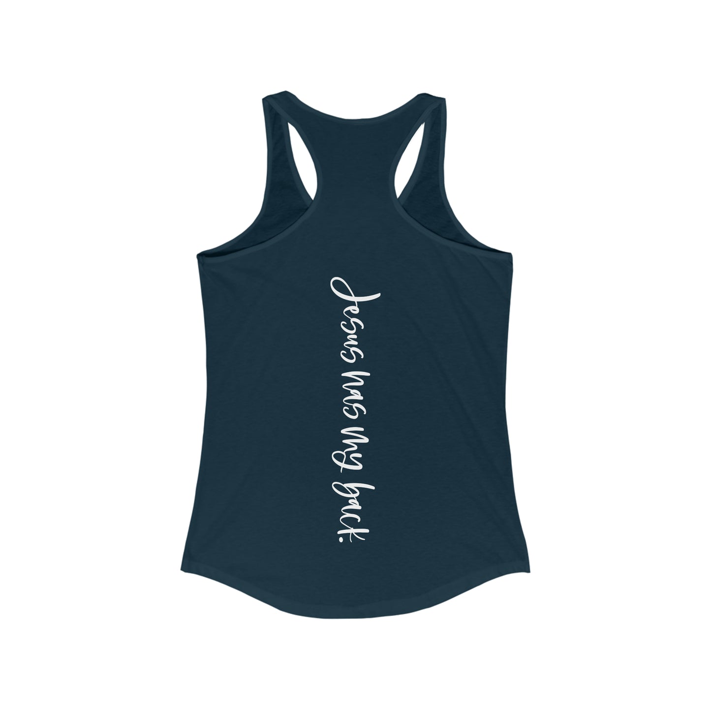JESUS HAS MY BACK - DRK TOP