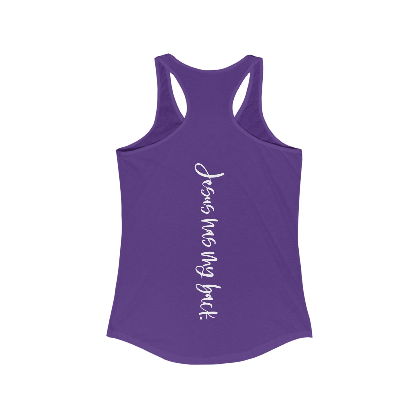 JESUS HAS MY BACK - DRK TOP