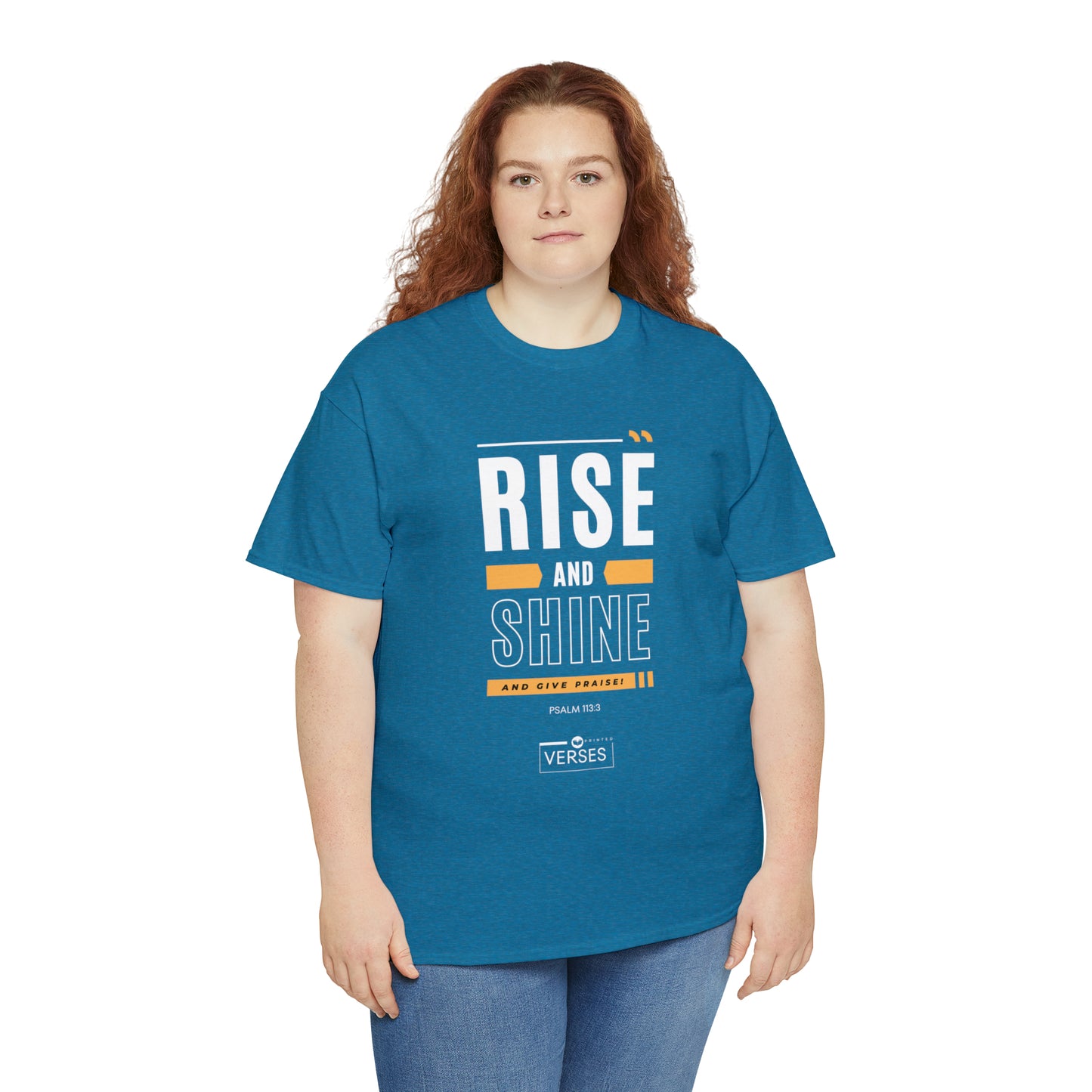 RISE AND SHINE AND GIVE PRAISE - DRK TEE