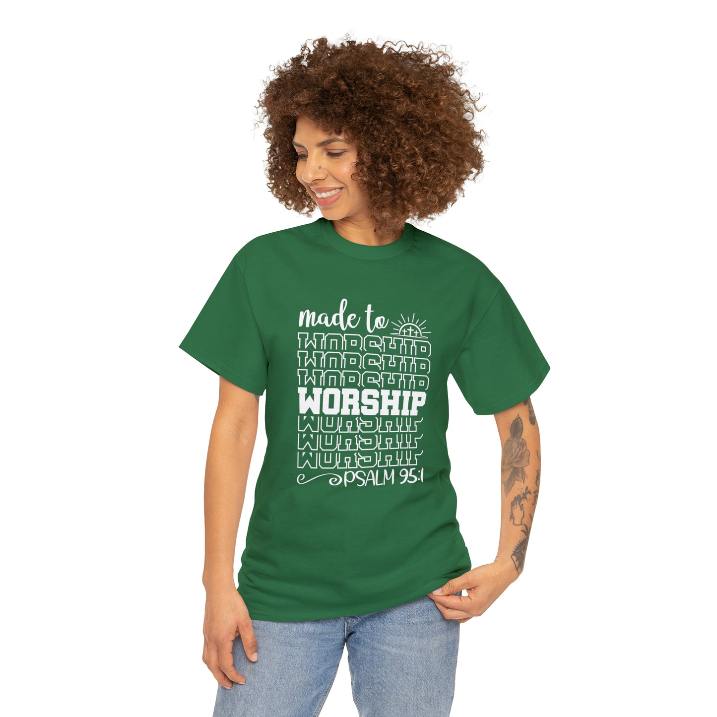 MADE TO WORSHIP - DRK TEE