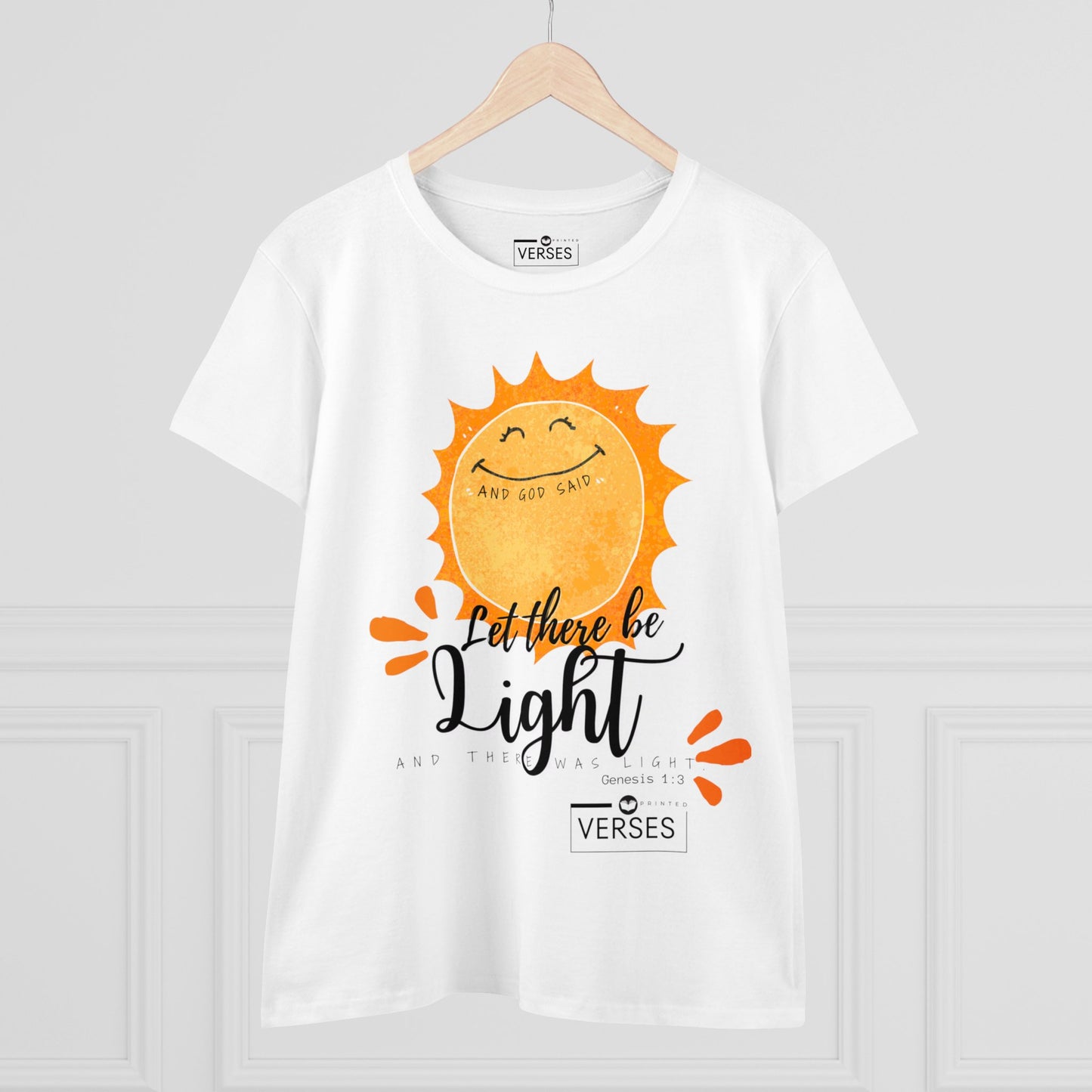 LET THERE BE LIGHT - LADIES COTTON TEE