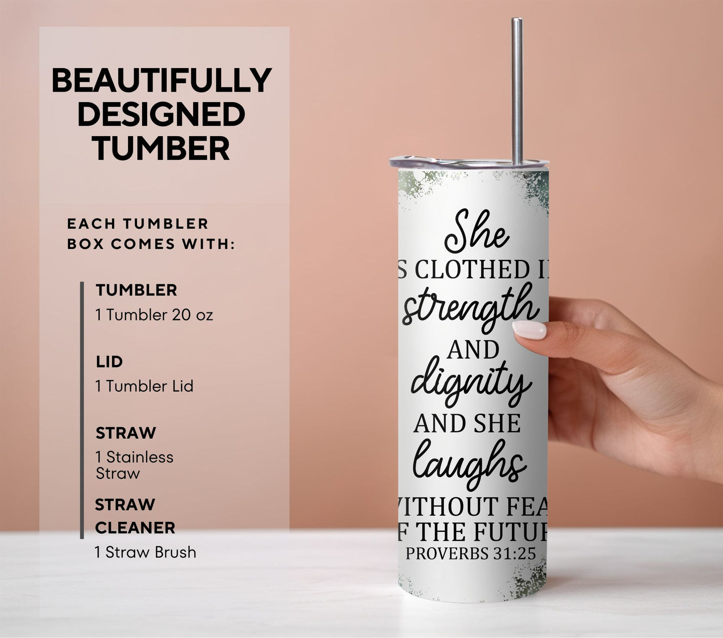 PROVERBS 3125 - VERSES TUMBLER