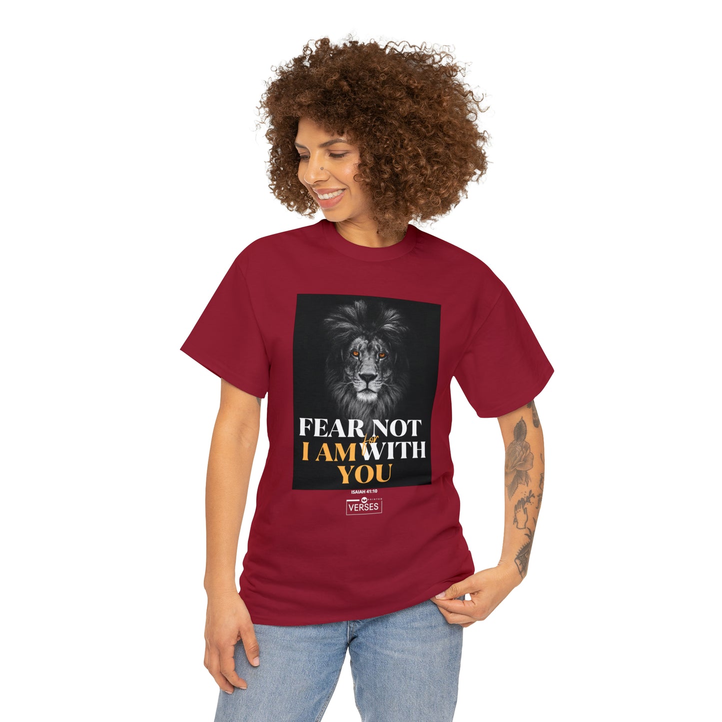 FEAR NOT FOR I AM WITH YOU - DRK TEE