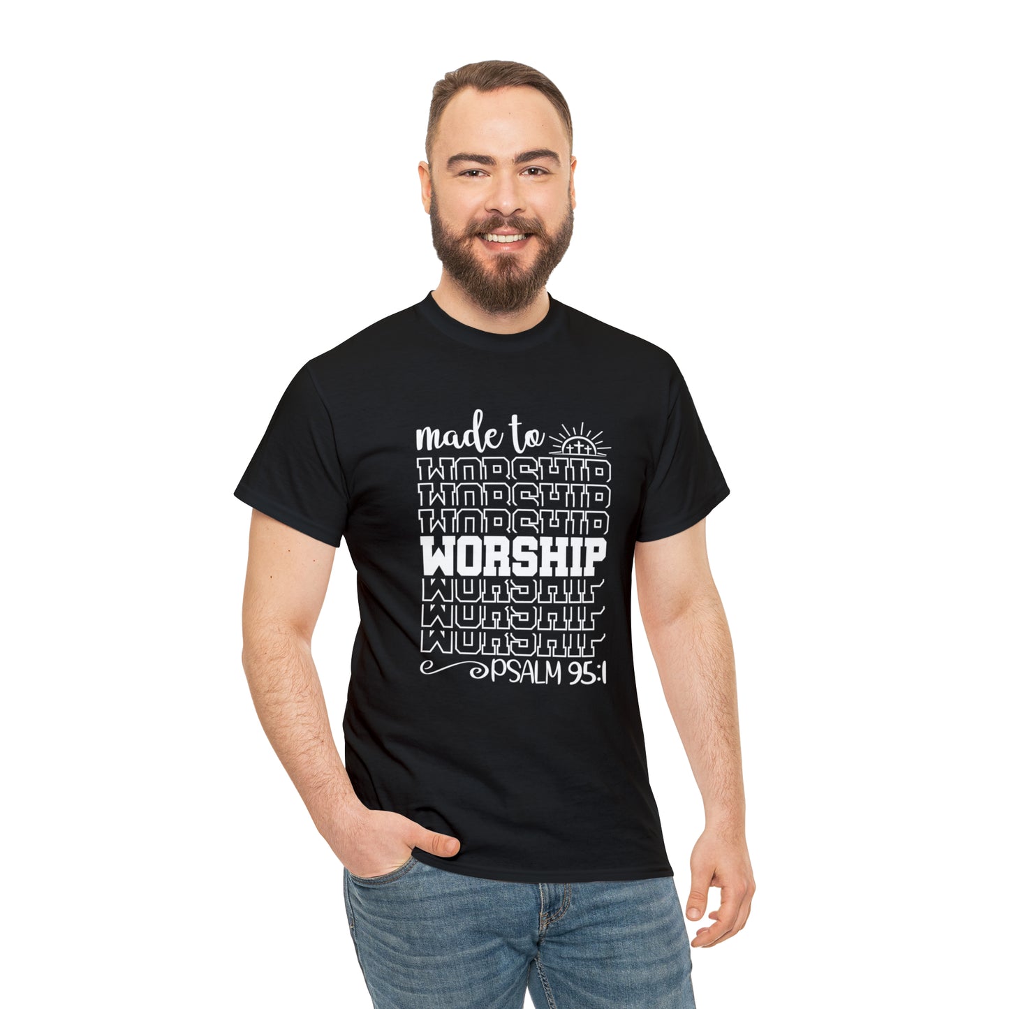 MADE TO WORSHIP - DRK TEE