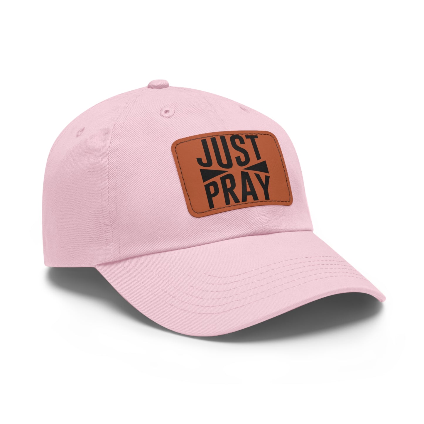 JUST PRAY - LEATHER PATCH CAP