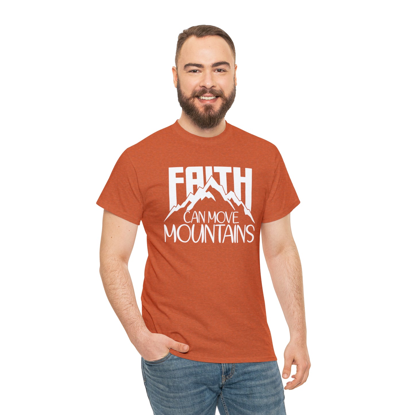 FAITH CAN MOVE MOUNTAINS - DRK TEE