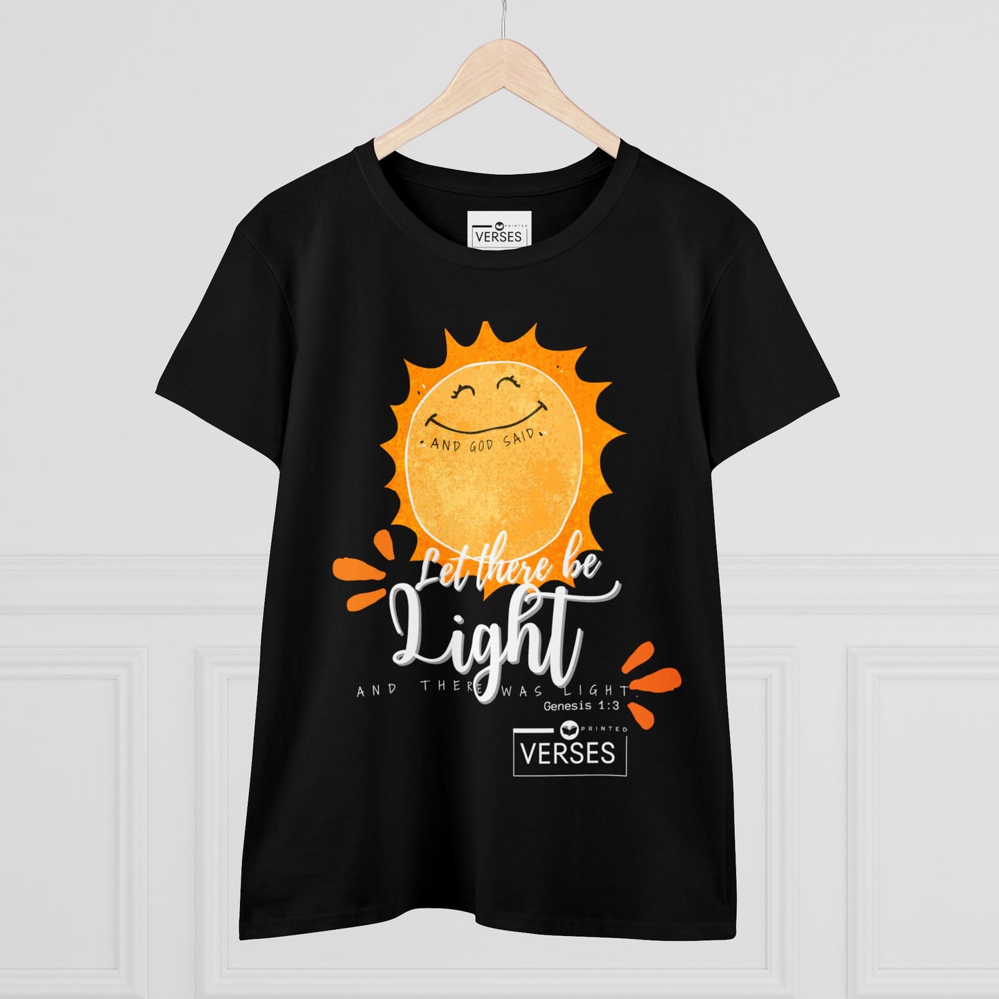 LET THERE BE LIGHT - LADIES DRK TEE