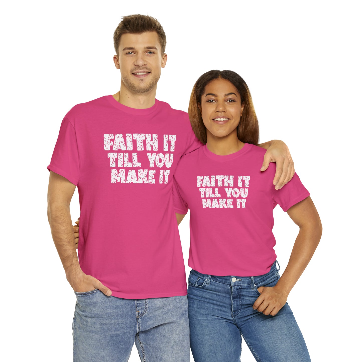 FAITH IT TILL YOU MAKE IT - DRK TEE