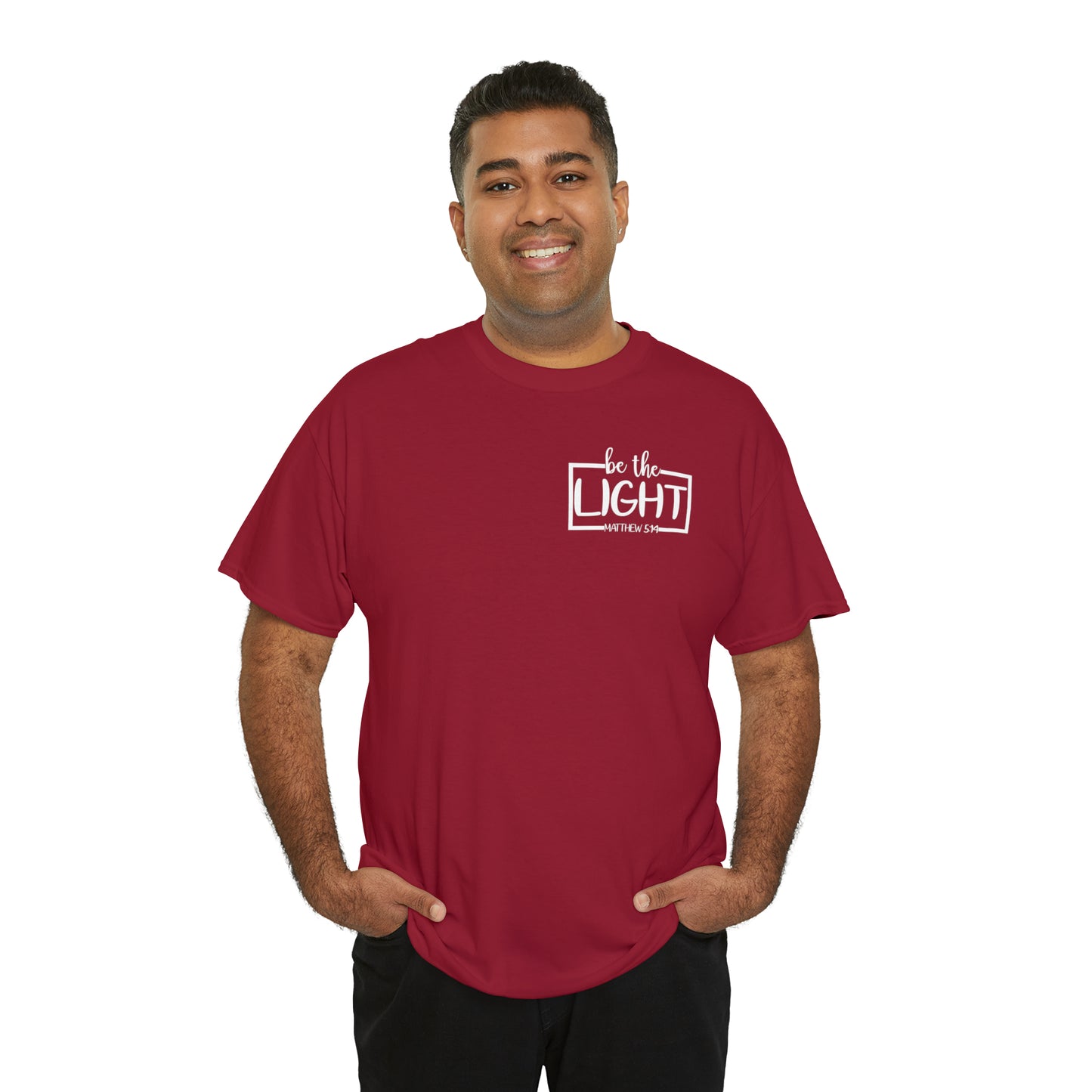 BE THE LIGHT BADGE - DRK TEE