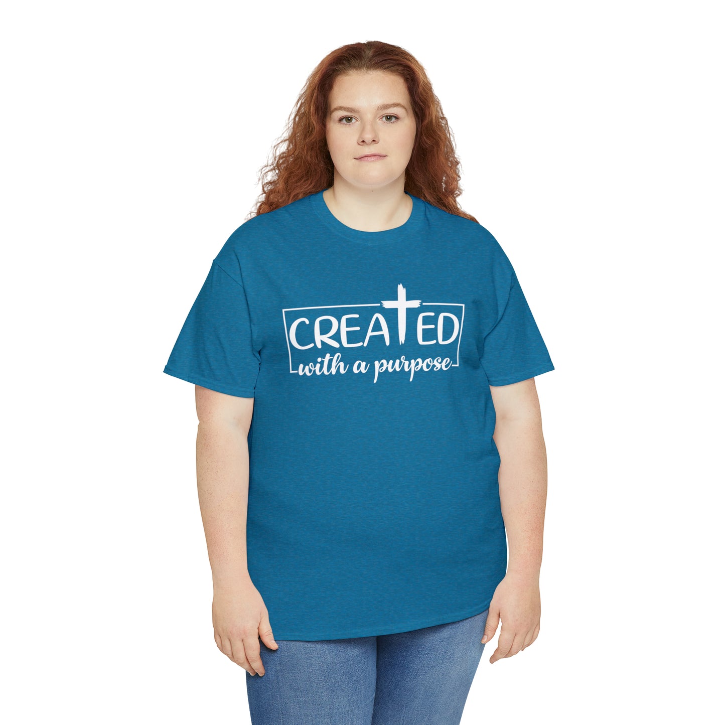 CREATED WITH PURPOSE - DRK TEE