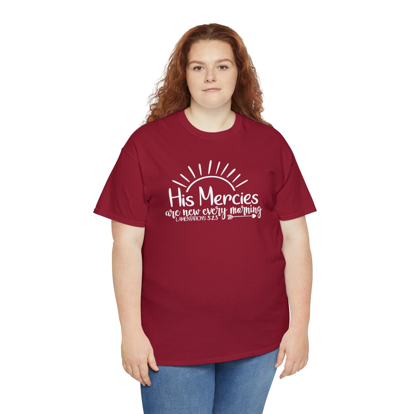 HIS MERCIES ARE NEW EVERY MORNING - DRK TEE