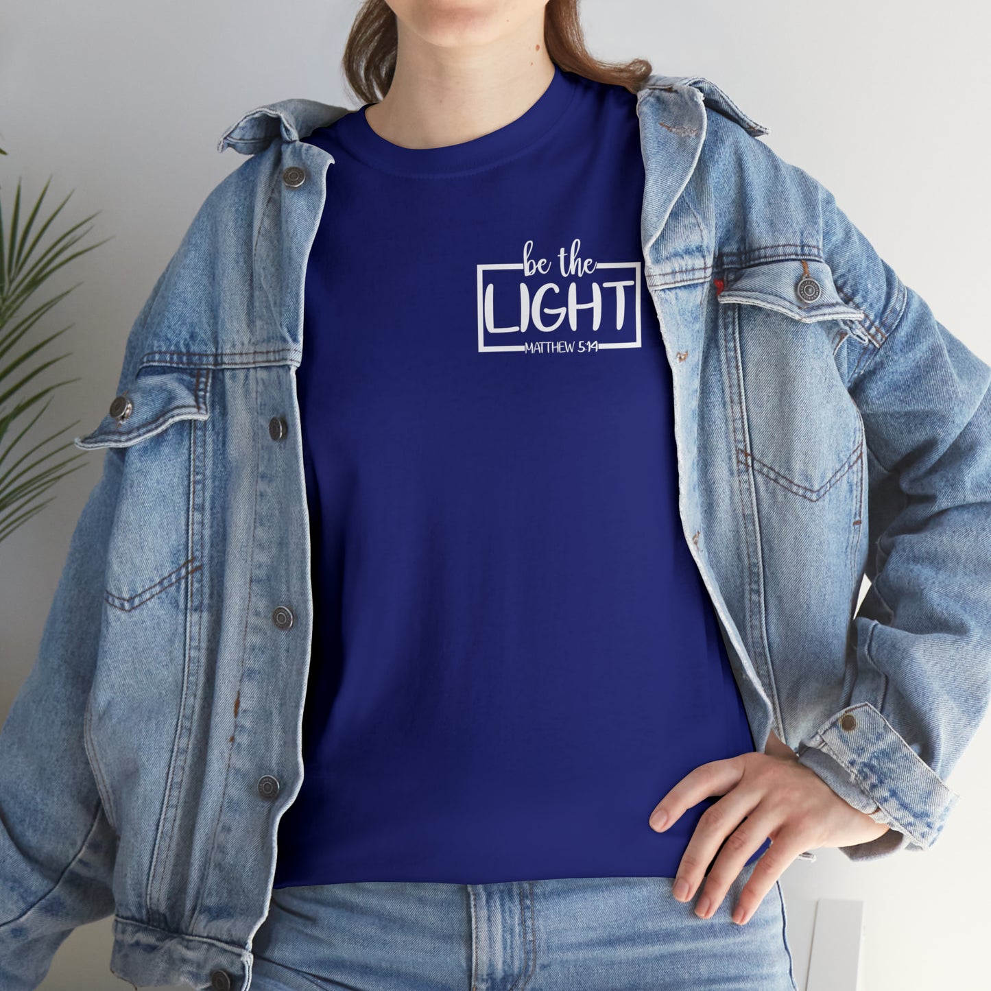 BE THE LIGHT BADGE - DRK TEE