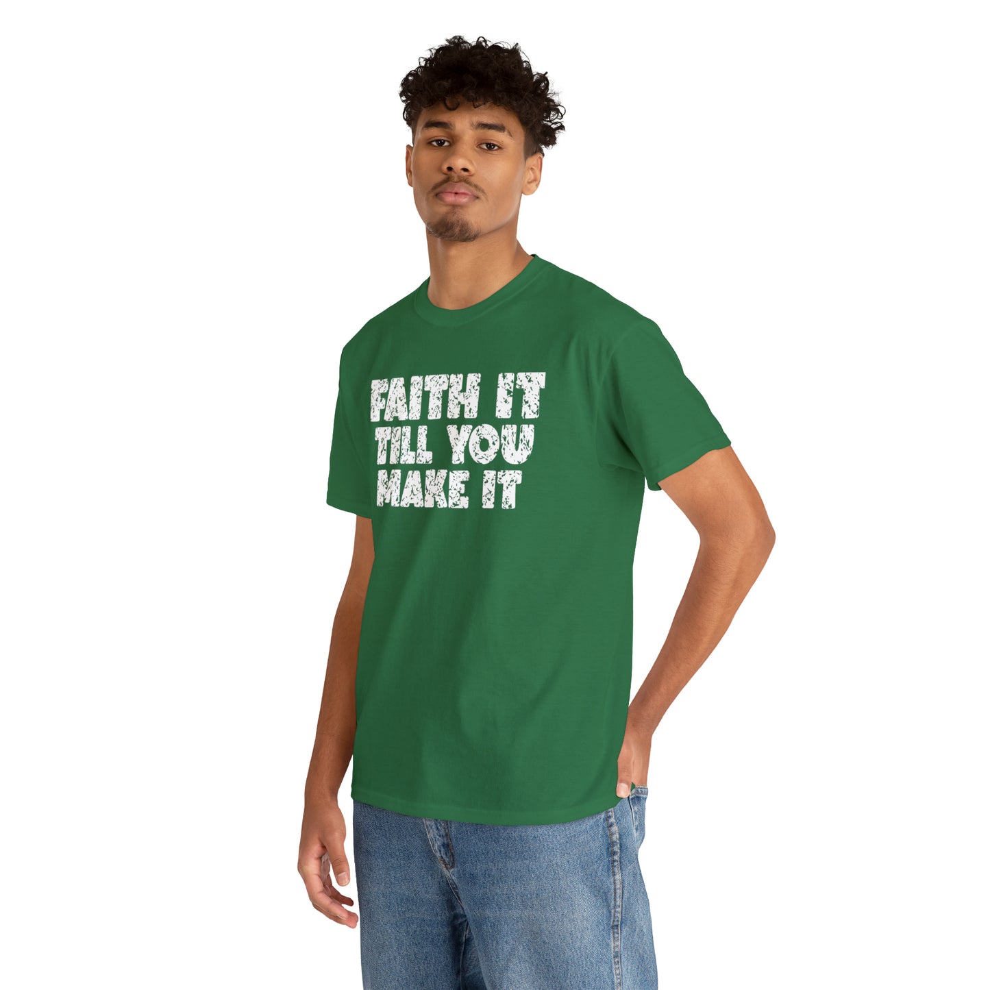 FAITH IT TILL YOU MAKE IT - DRK TEE