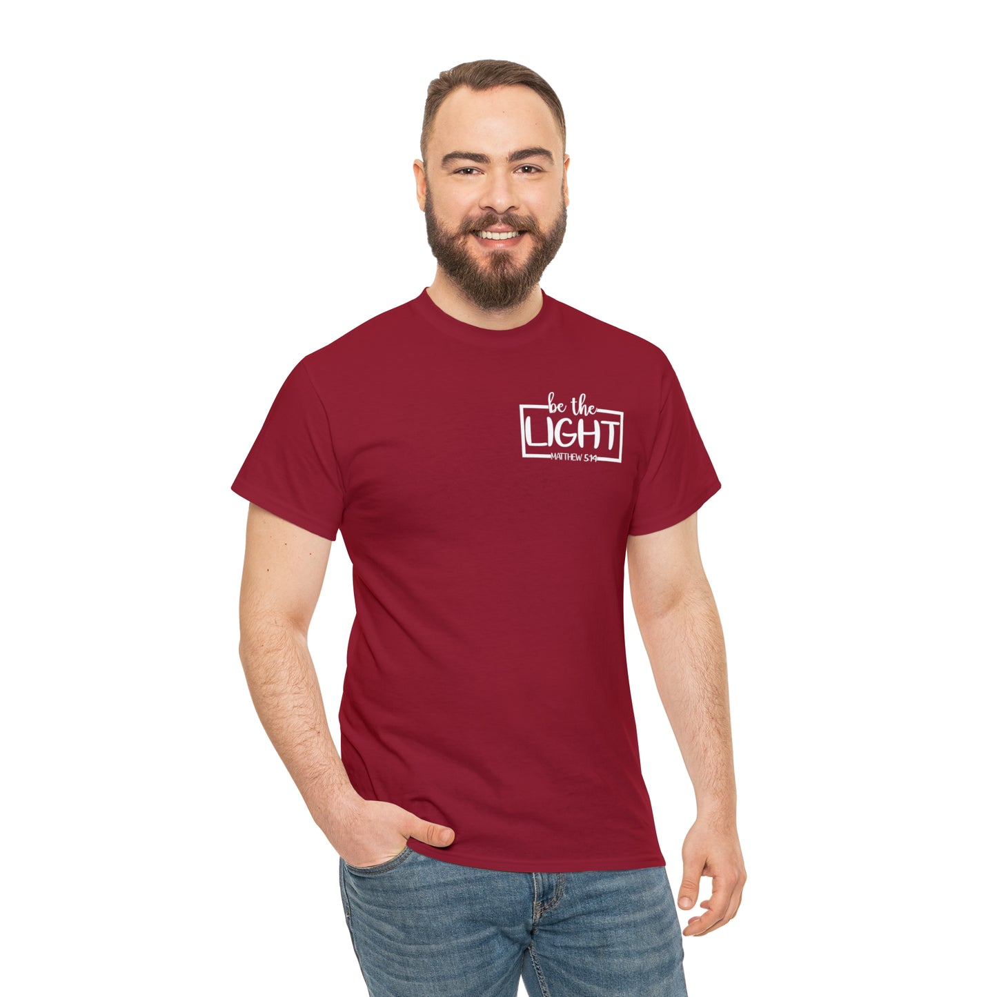 BE THE LIGHT BADGE - DRK TEE
