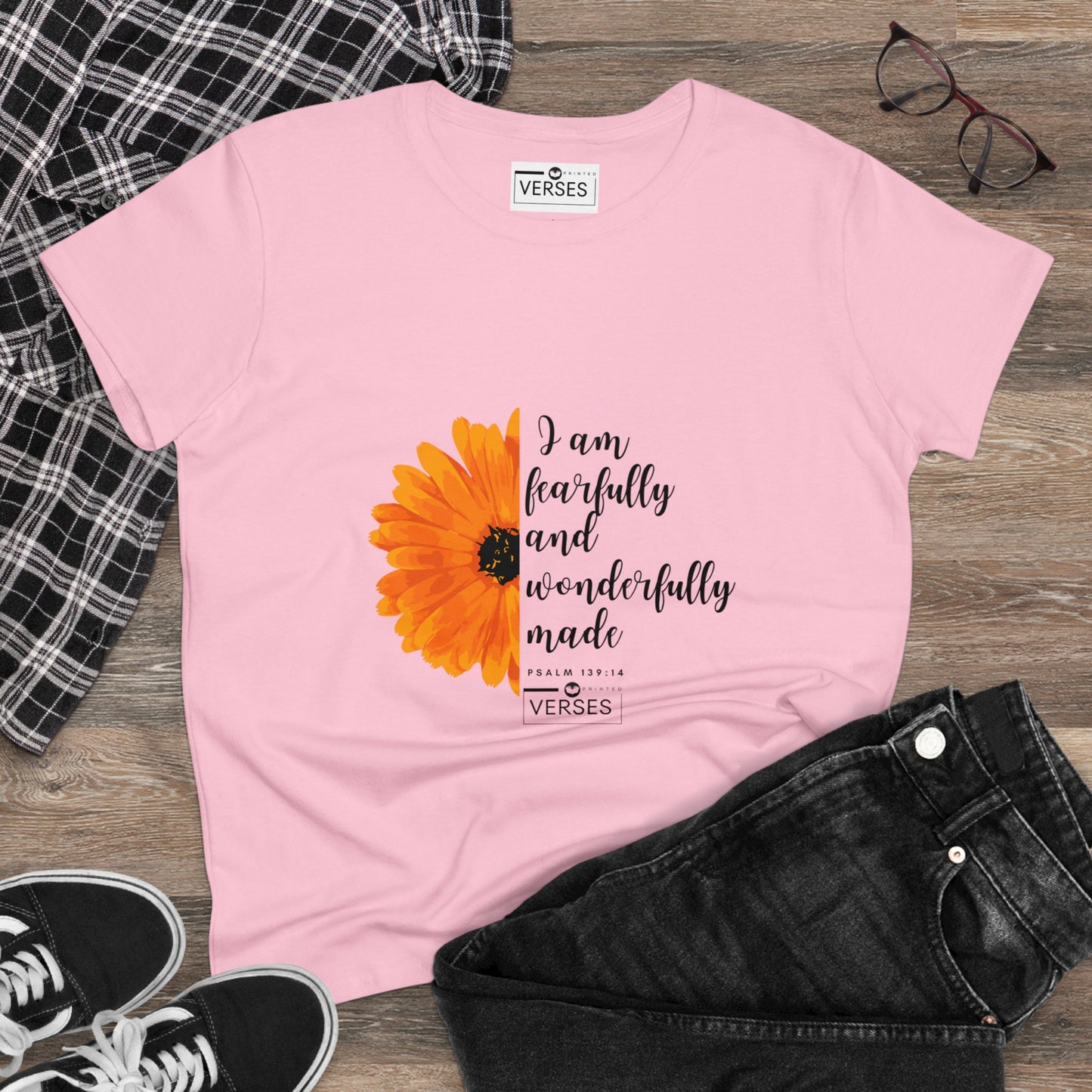 I AM FEARFULLY AND WONDERFULLY MADE - LADIES COTTON TEE