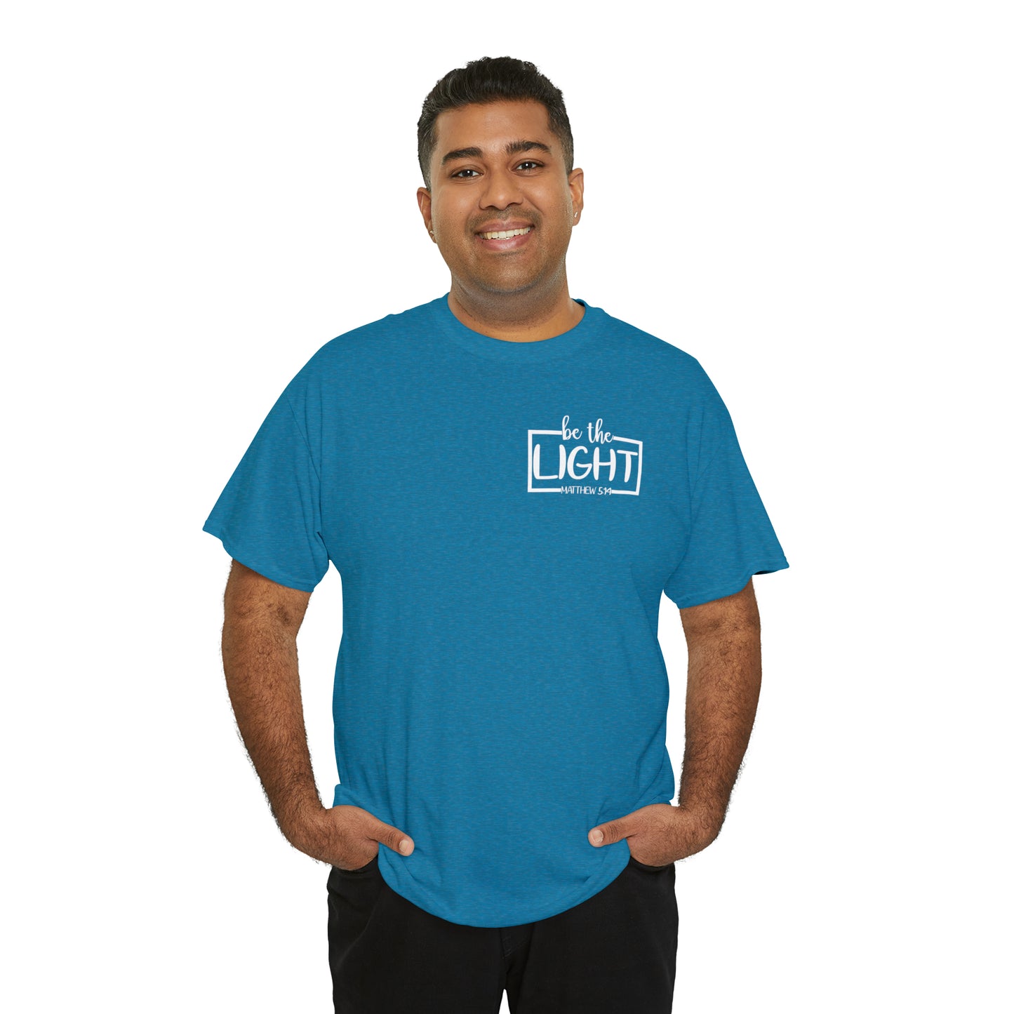BE THE LIGHT BADGE - DRK TEE
