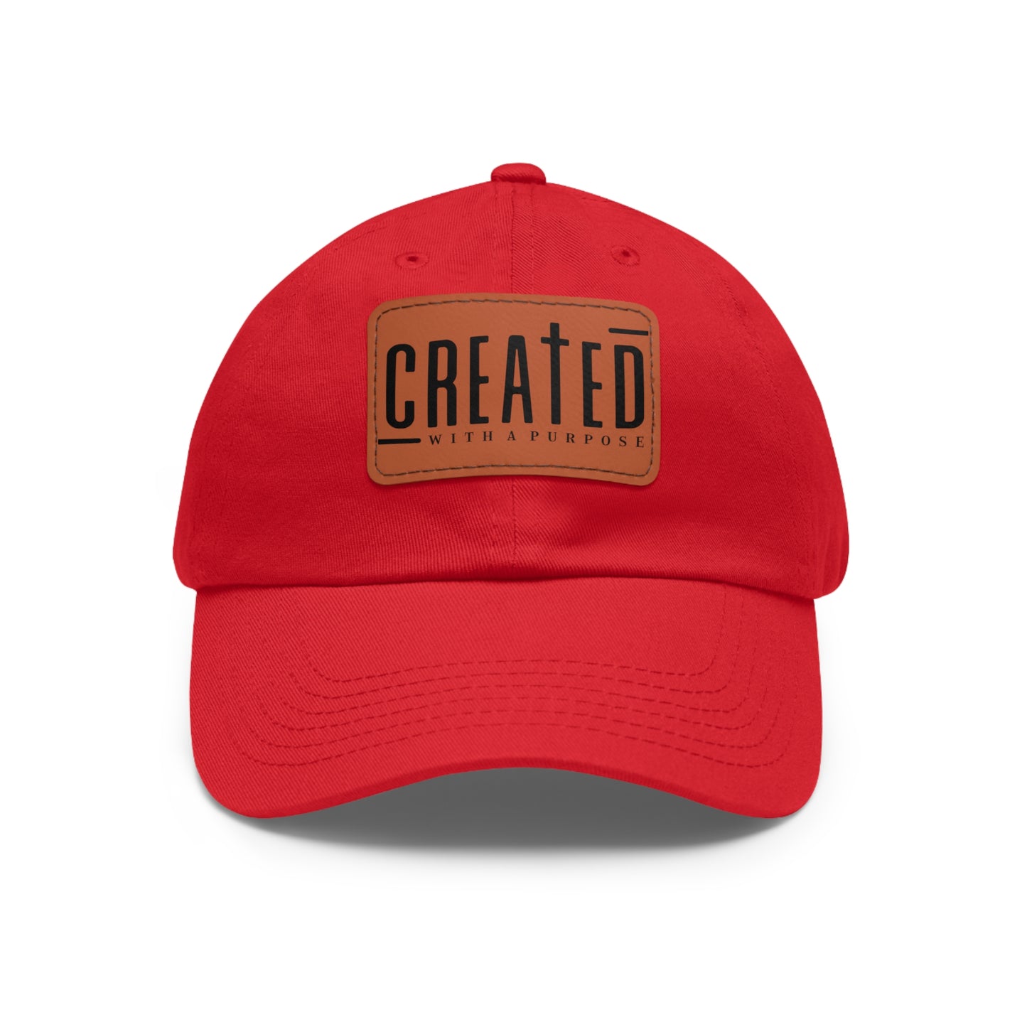 CREATED WITH PURPOSE - LEATHER PATCH CAP