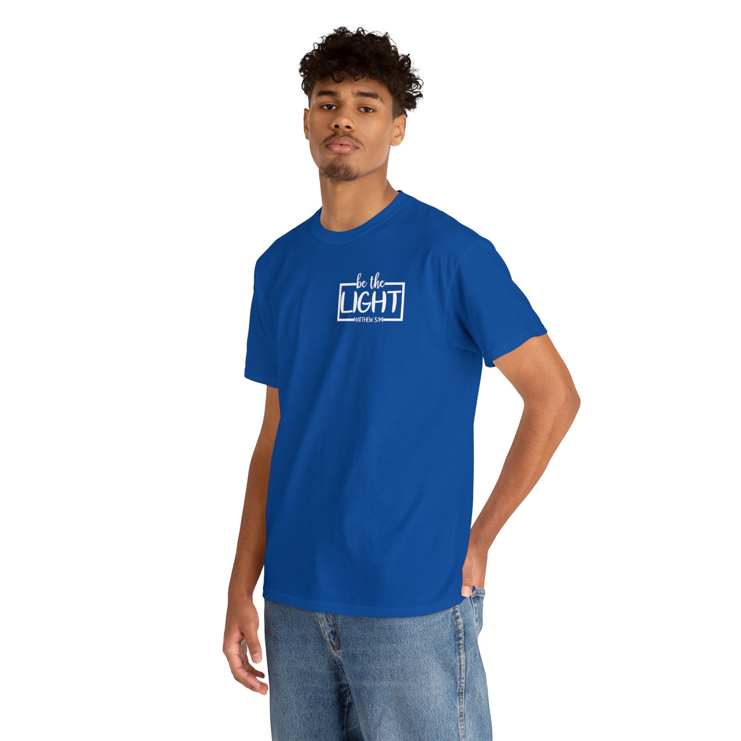 BE THE LIGHT BADGE - DRK TEE
